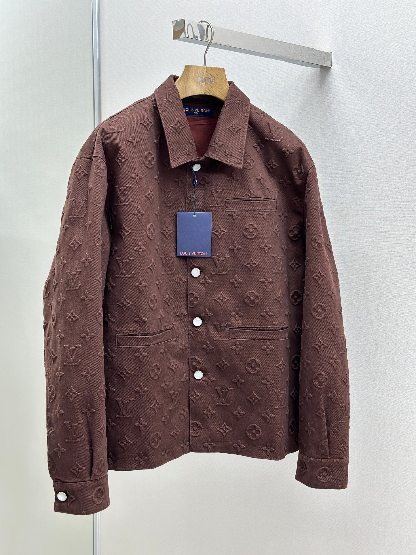 LOUI*V Monogram Embossed Jacket
