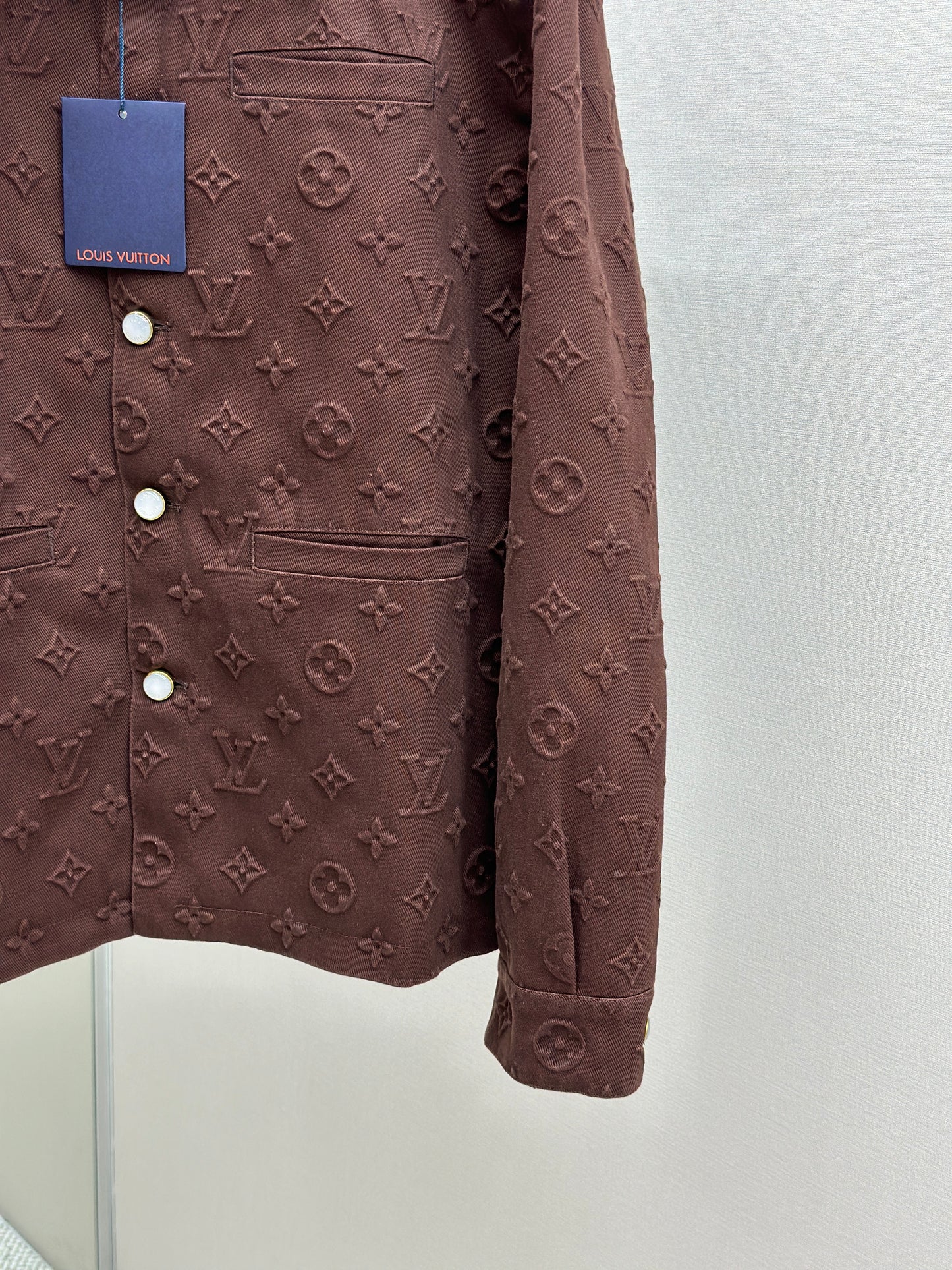 LOUI*V Monogram Embossed Jacket