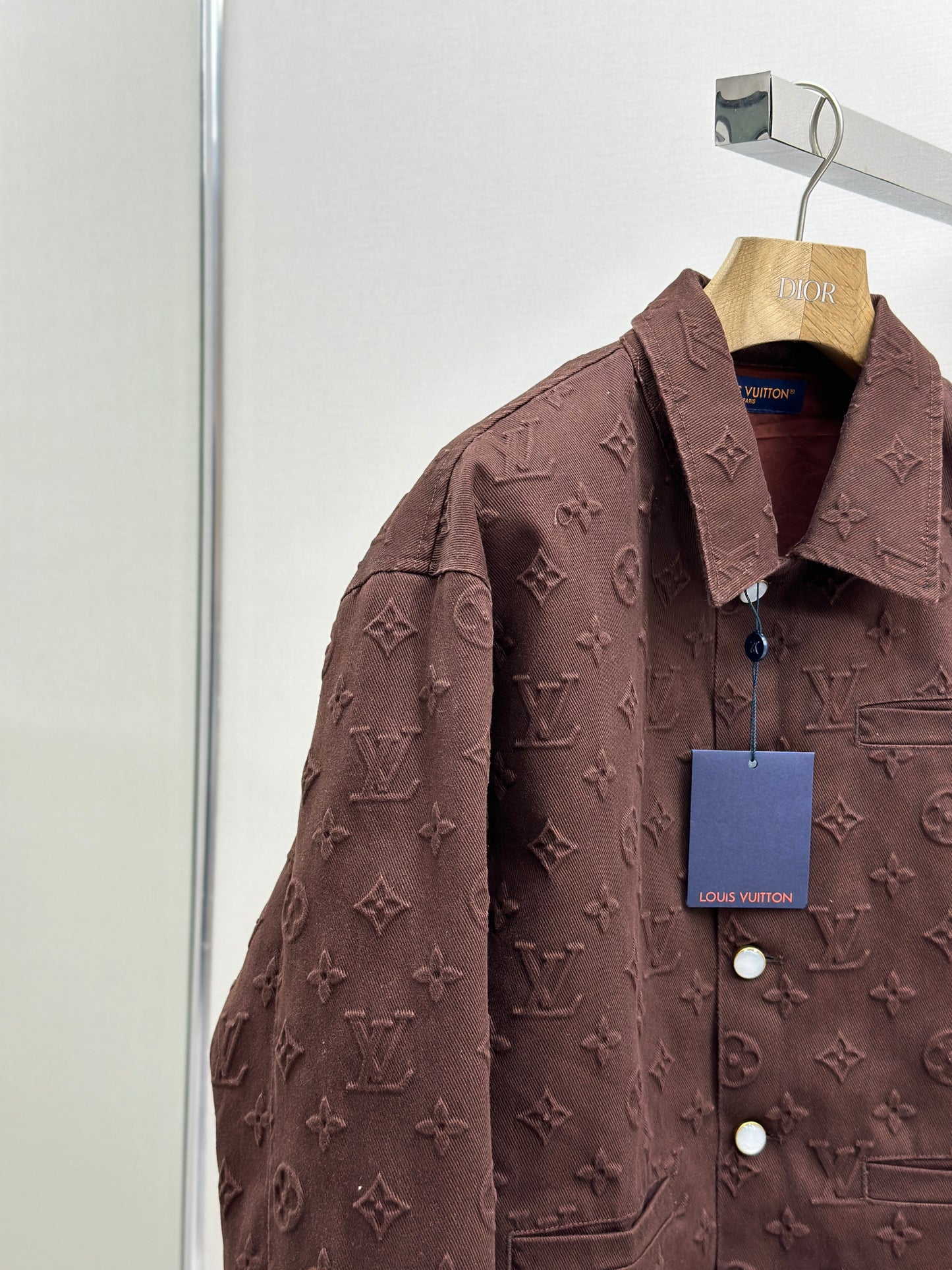 LOUI*V Monogram Embossed Jacket