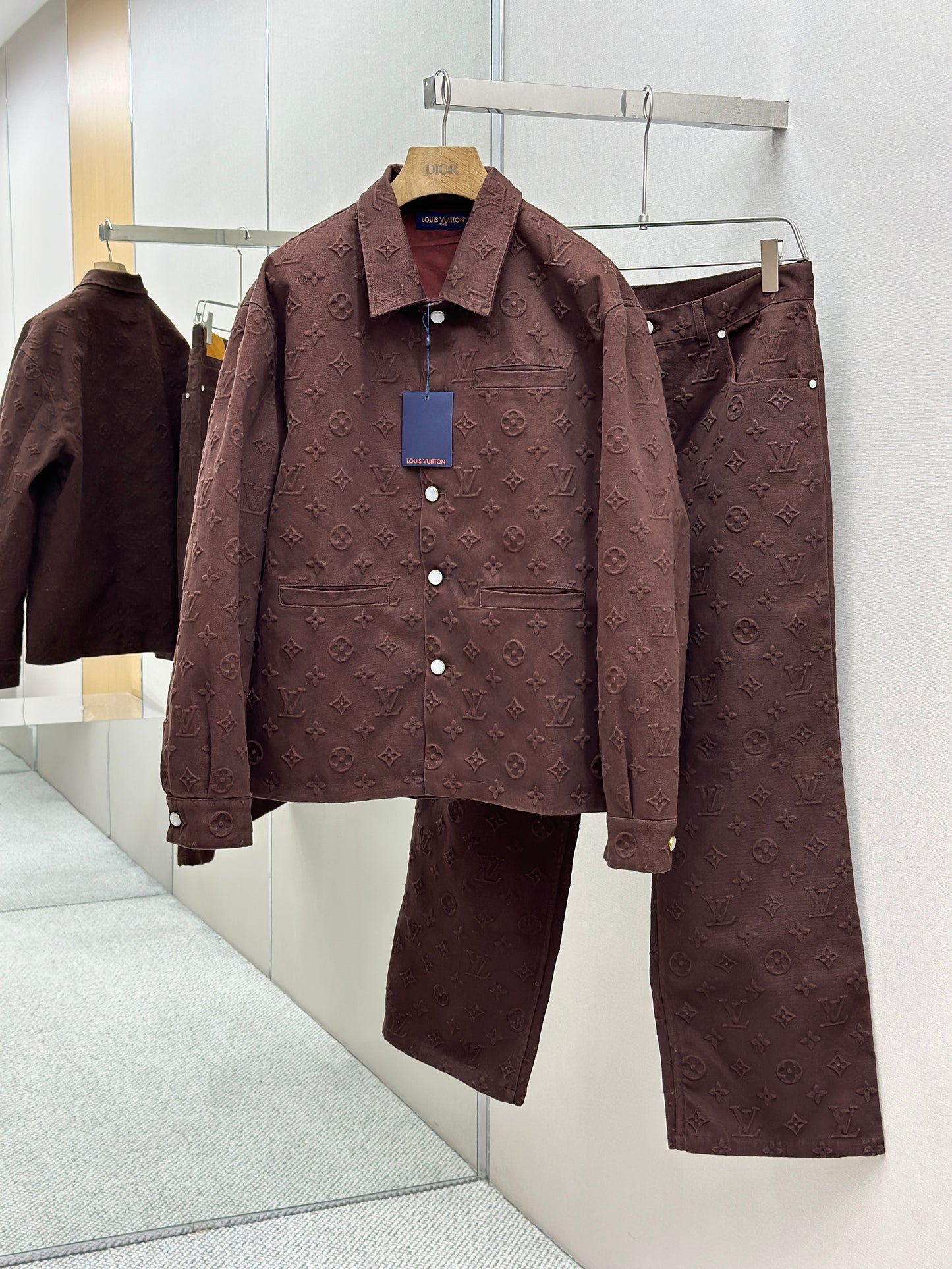 LOUI*V Monogram Embossed Jacket