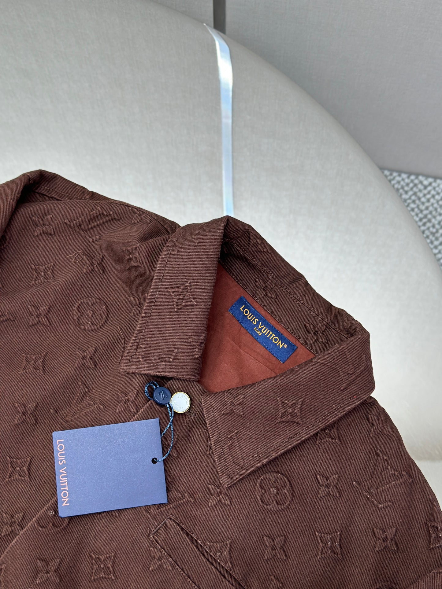 LOUI*V Monogram Embossed Jacket
