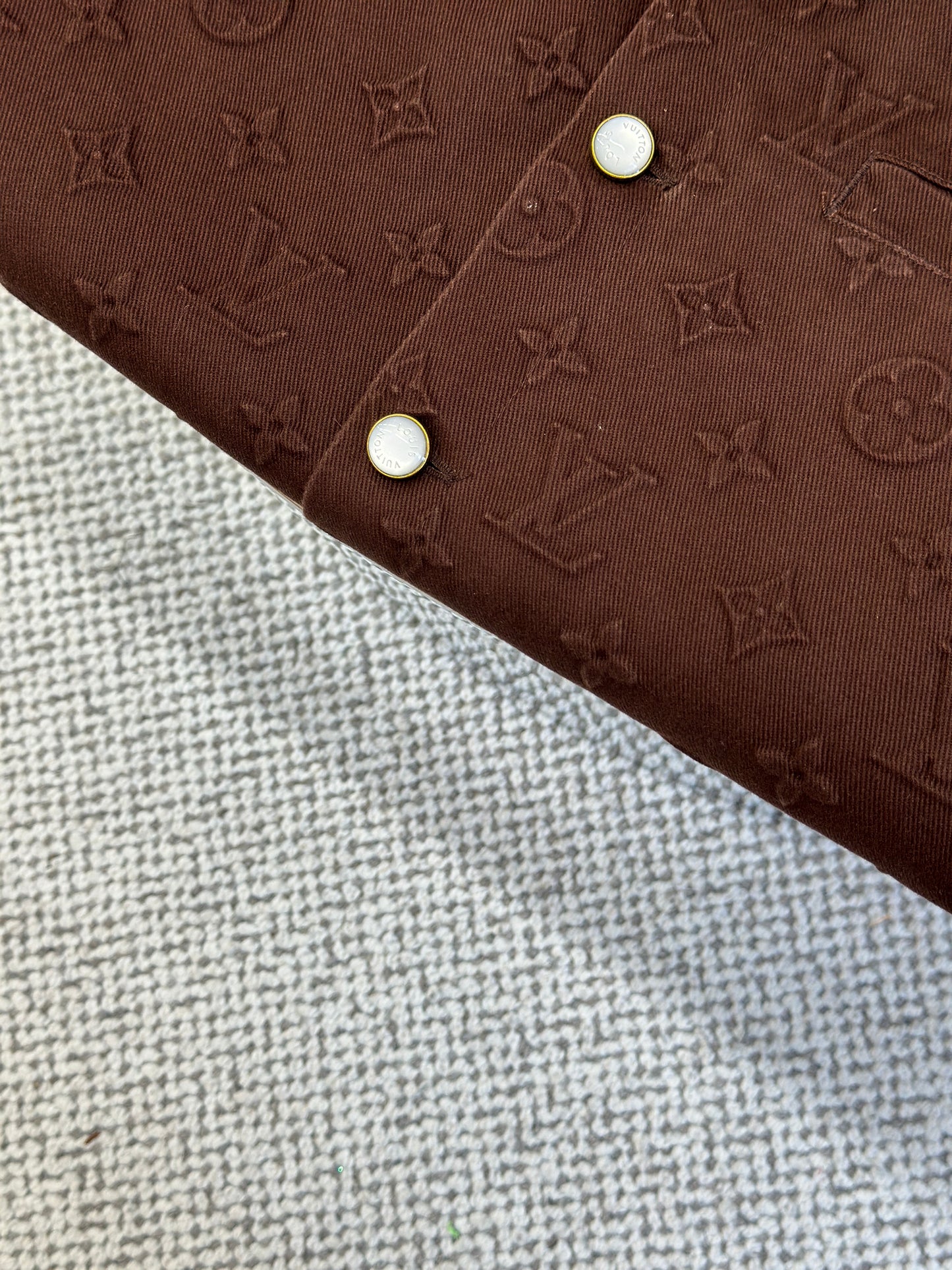 LOUI*V Monogram Embossed Jacket