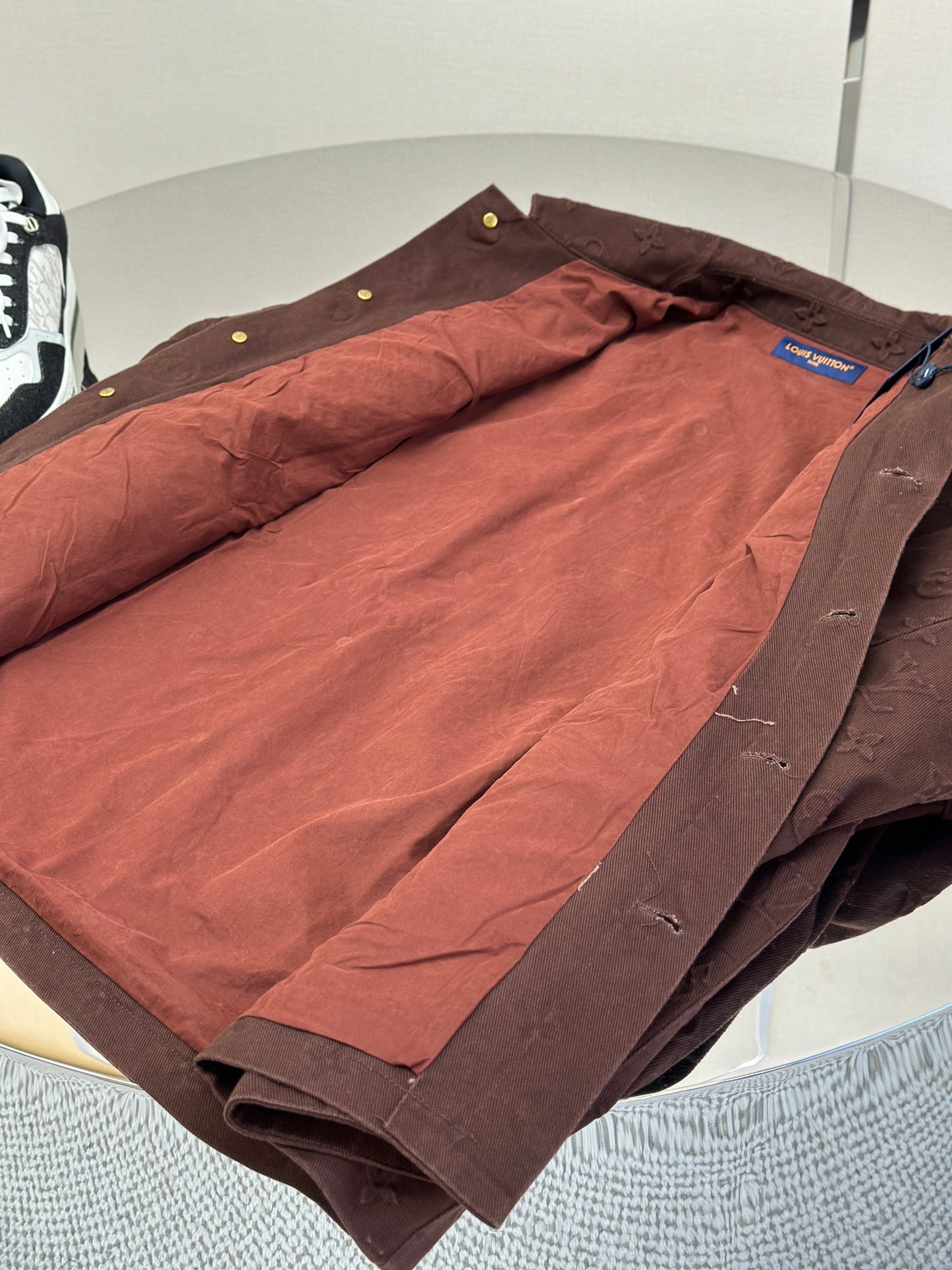 LOUI*V Monogram Embossed Jacket