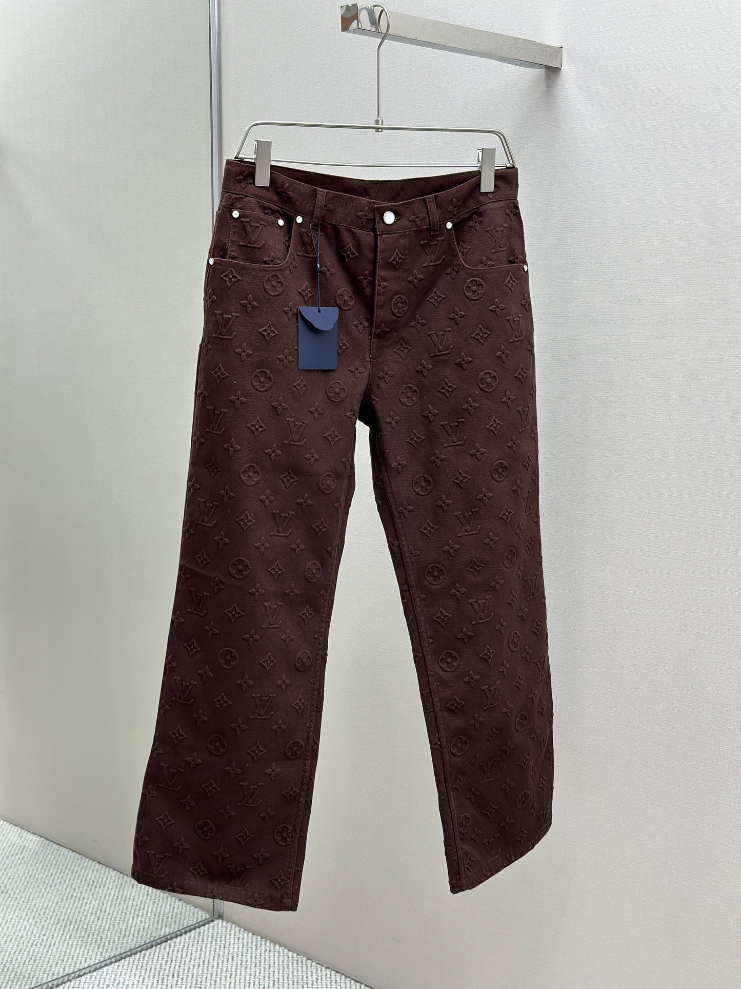 LOUI*V Monogram Embossed Skate Pants