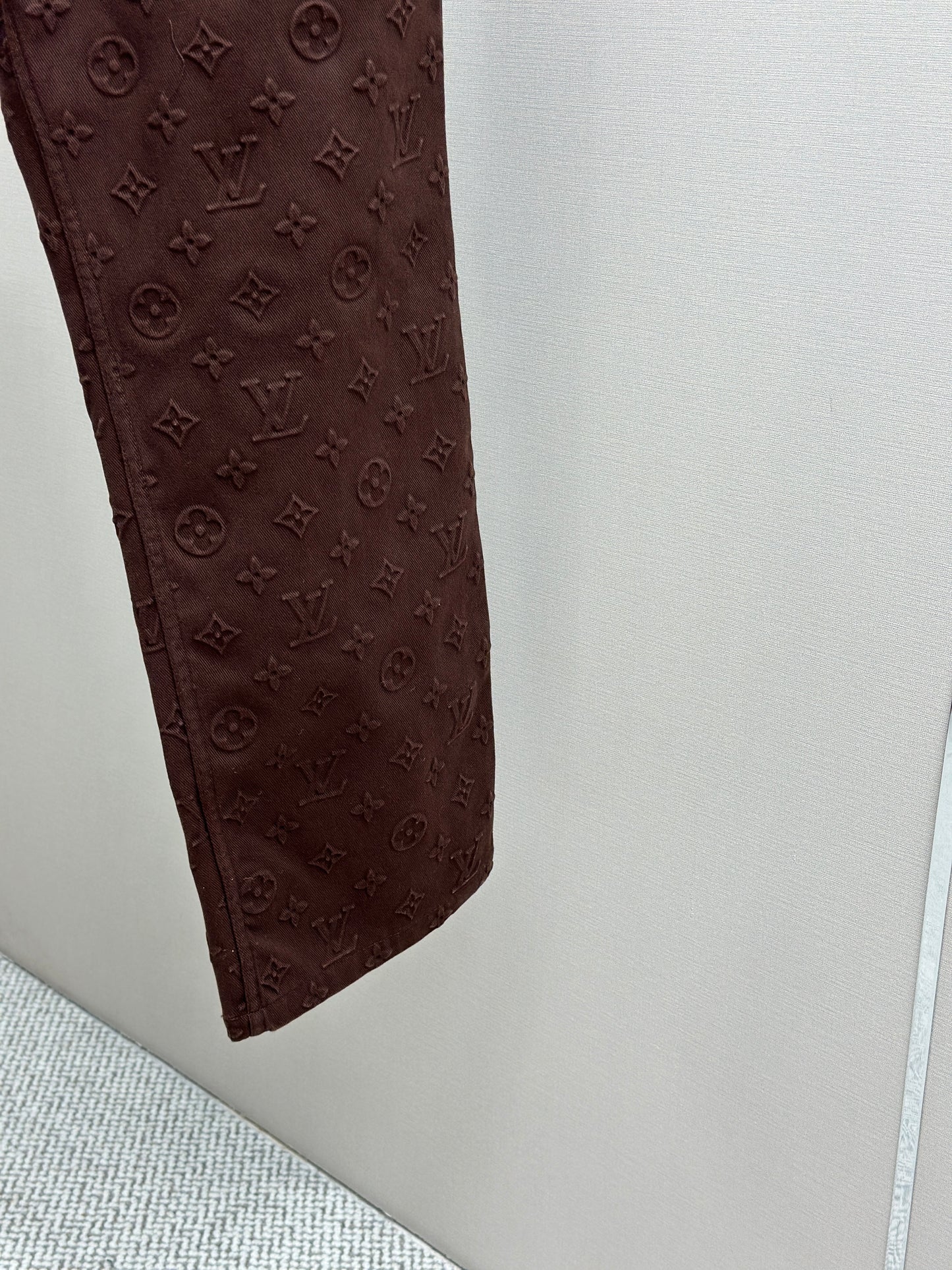 LOUI*V Monogram Embossed Skate Pants