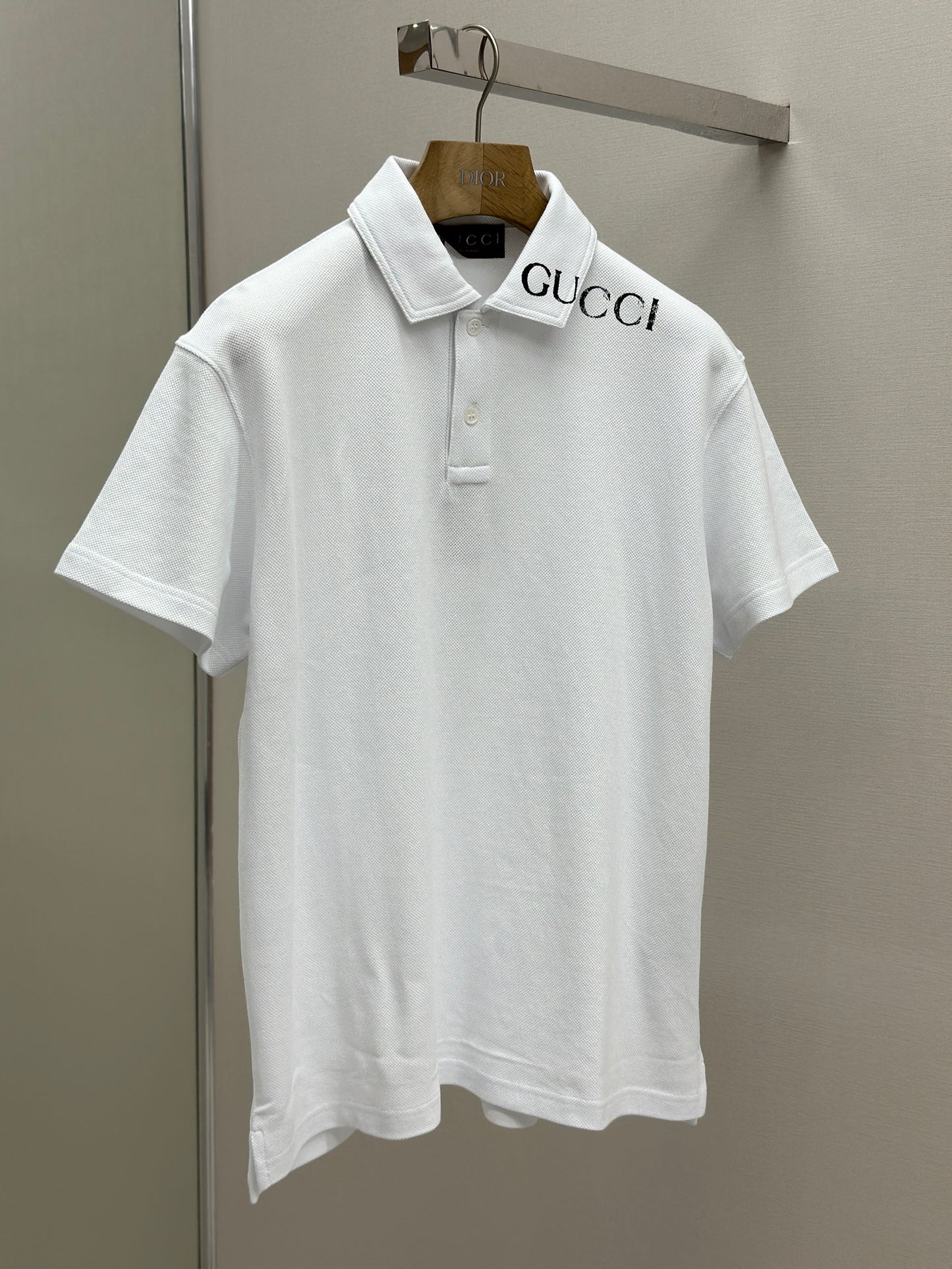 GUC* Printed cotton polo shirt