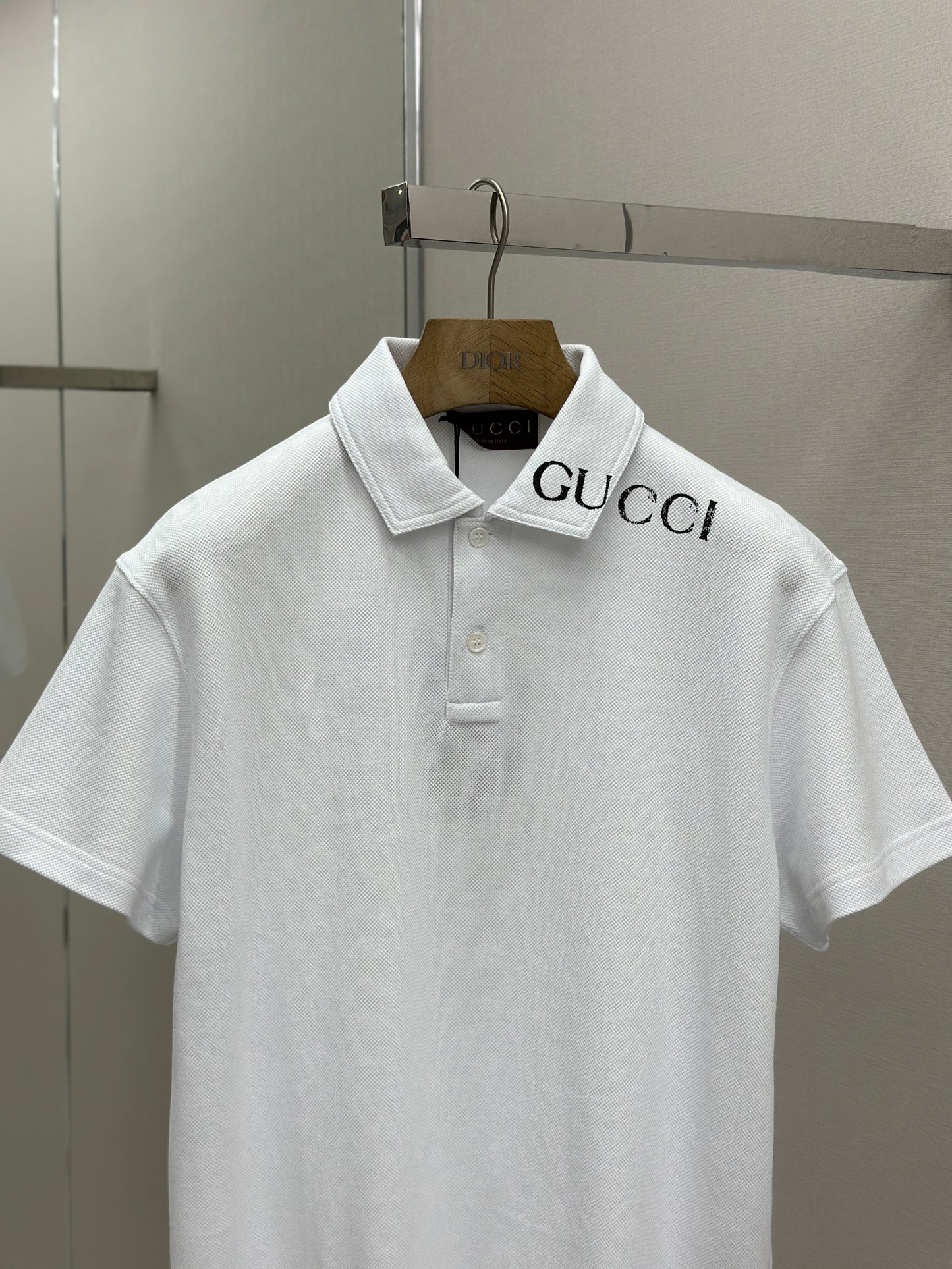 GUC* Printed cotton polo shirt