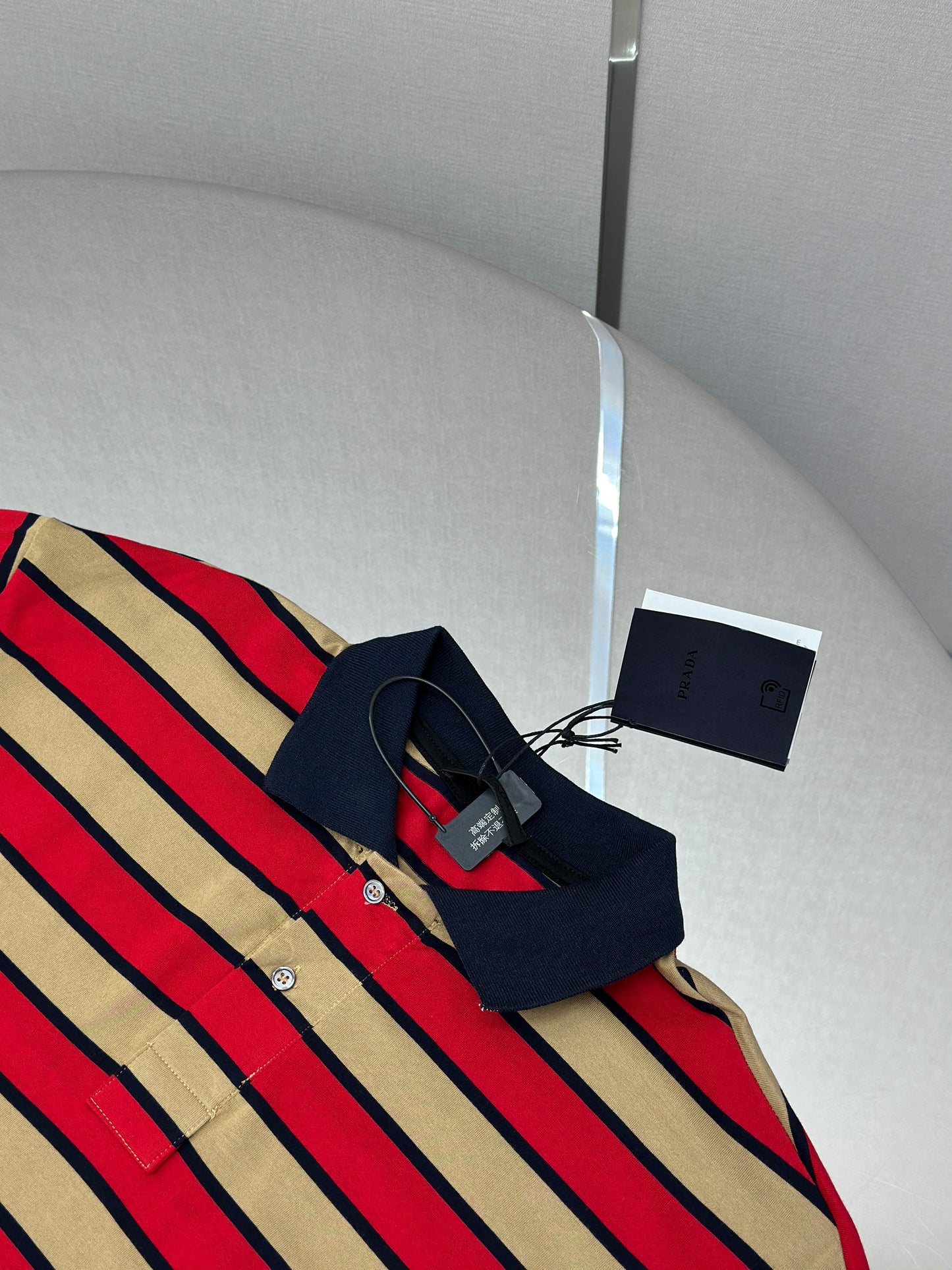 PRA* Cotton polo shirt