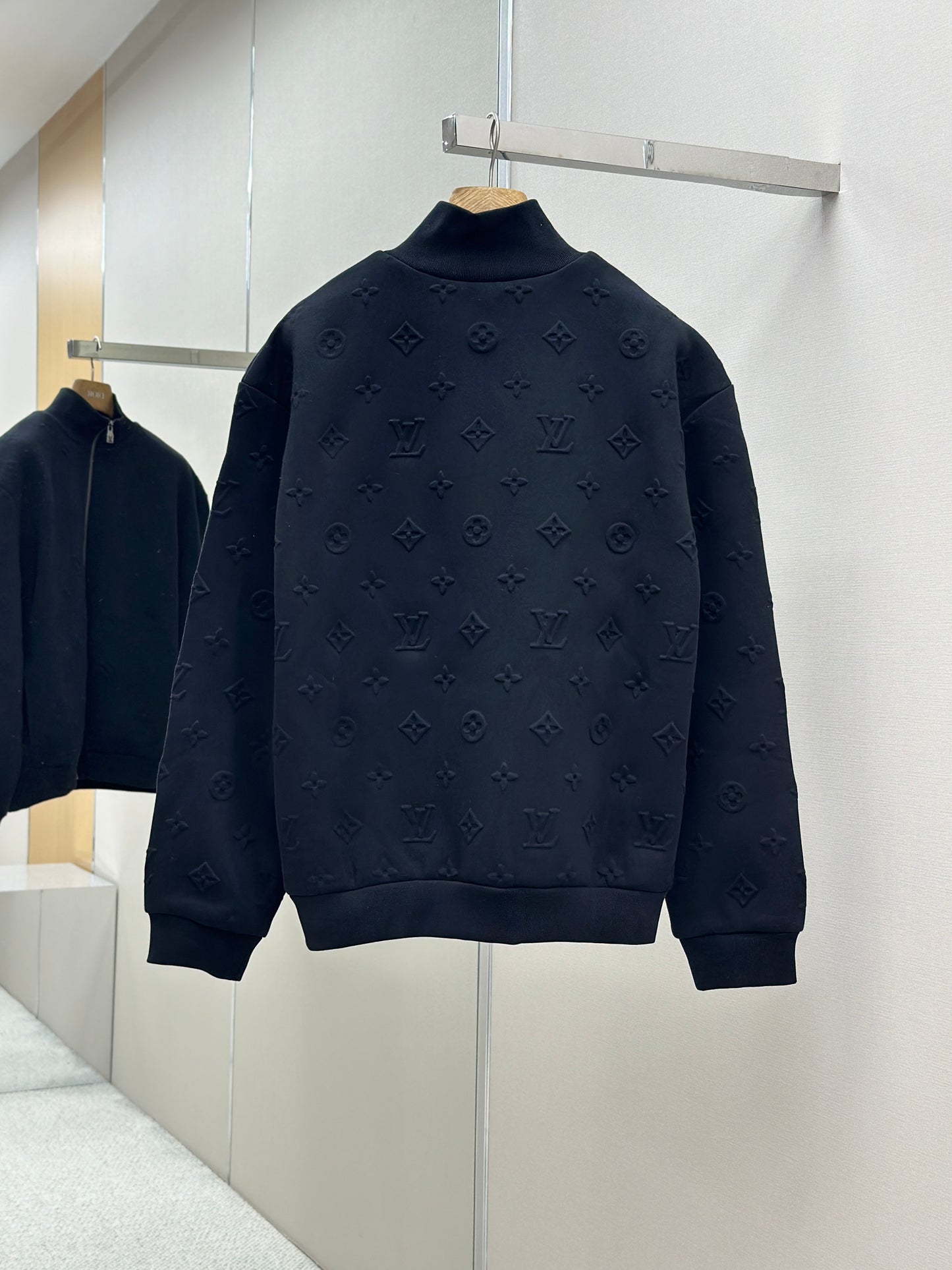 LOUI*V Embossed Monogram Jersey Tracksuit Top