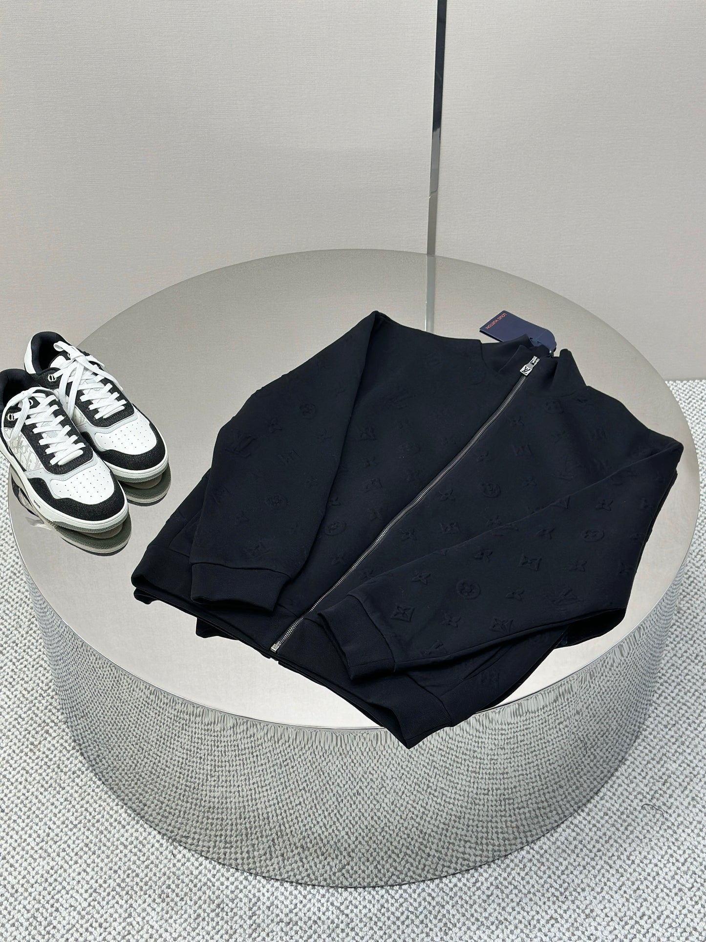 LOUI*V Embossed Monogram Jersey Tracksuit Top