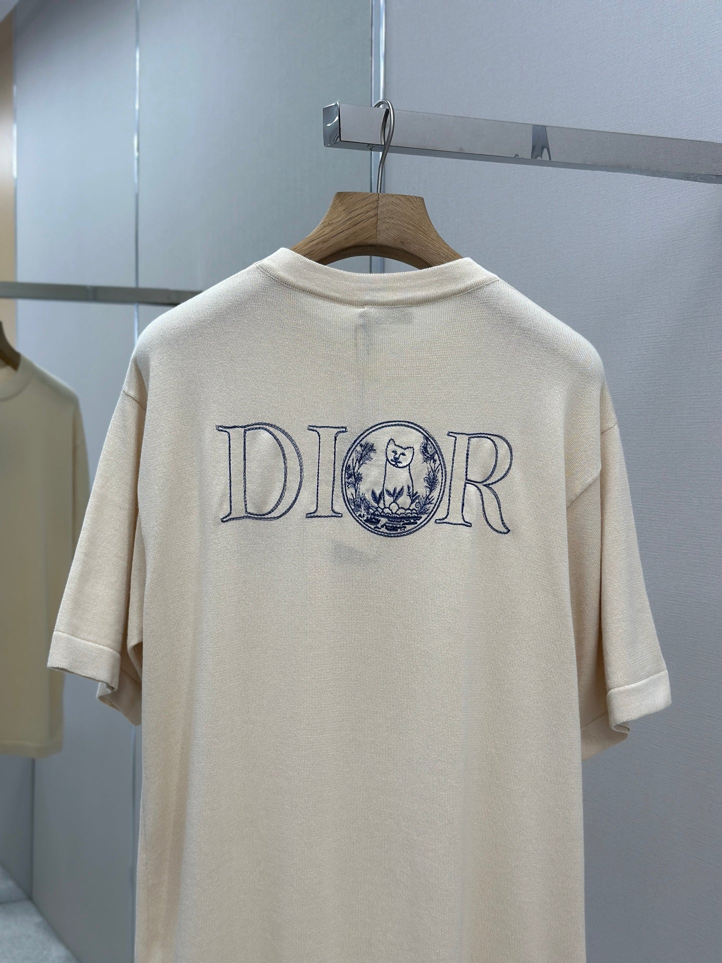 DIO* AND HYLT0N NEL Knit T-Shirt, Oversized Fit