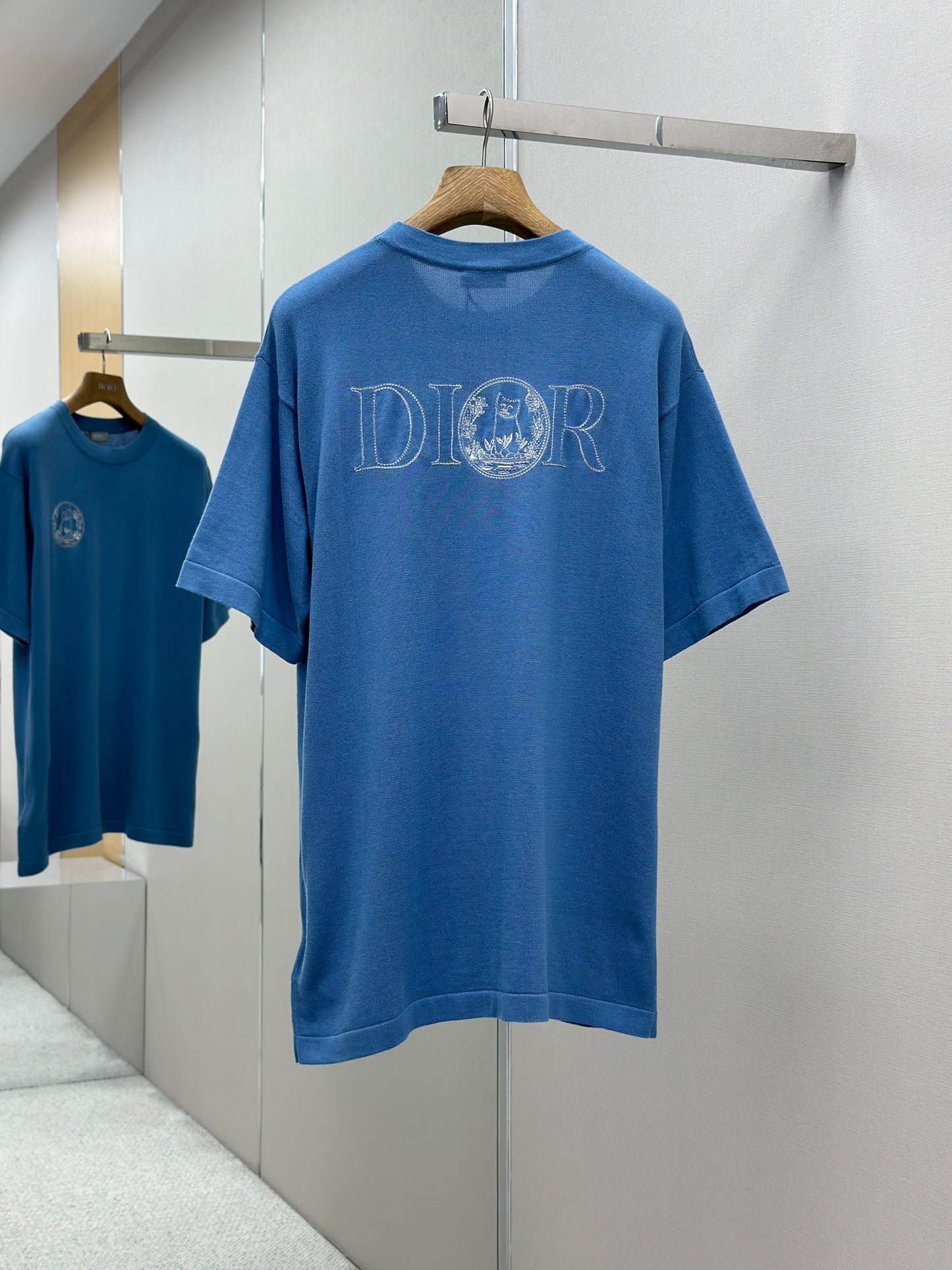 DIO* AND HYLT0N NEL Knit T-Shirt, Oversized Fit
