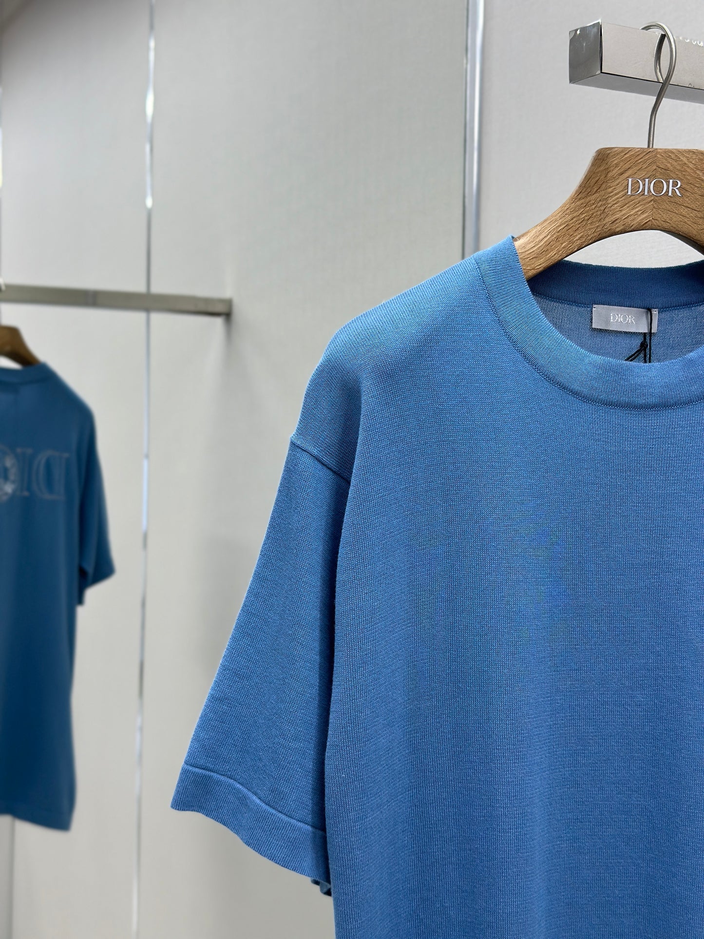 DIO* AND HYLT0N NEL Knit T-Shirt, Oversized Fit