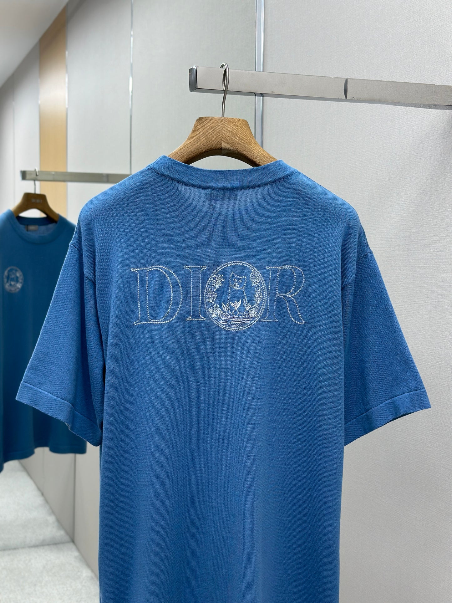 DIO* AND HYLT0N NEL Knit T-Shirt, Oversized Fit