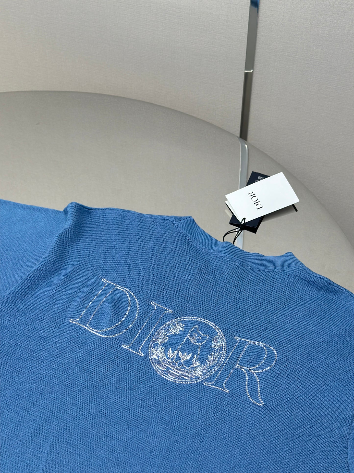 DIO* AND HYLT0N NEL Knit T-Shirt, Oversized Fit