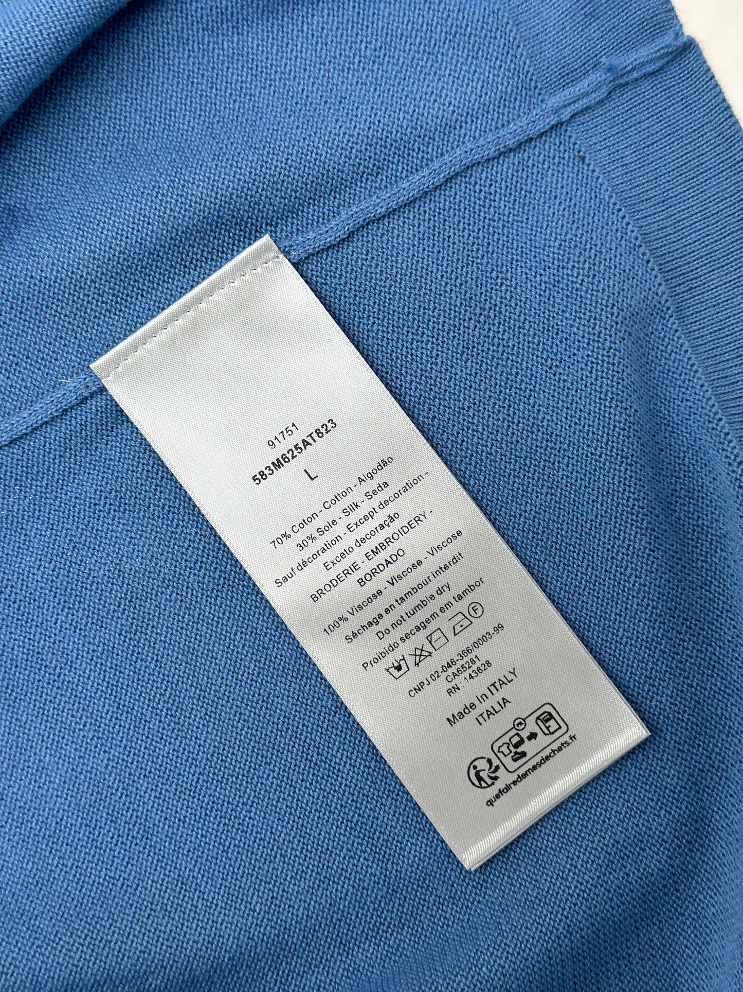 DIO* AND HYLT0N NEL Knit T-Shirt, Oversized Fit