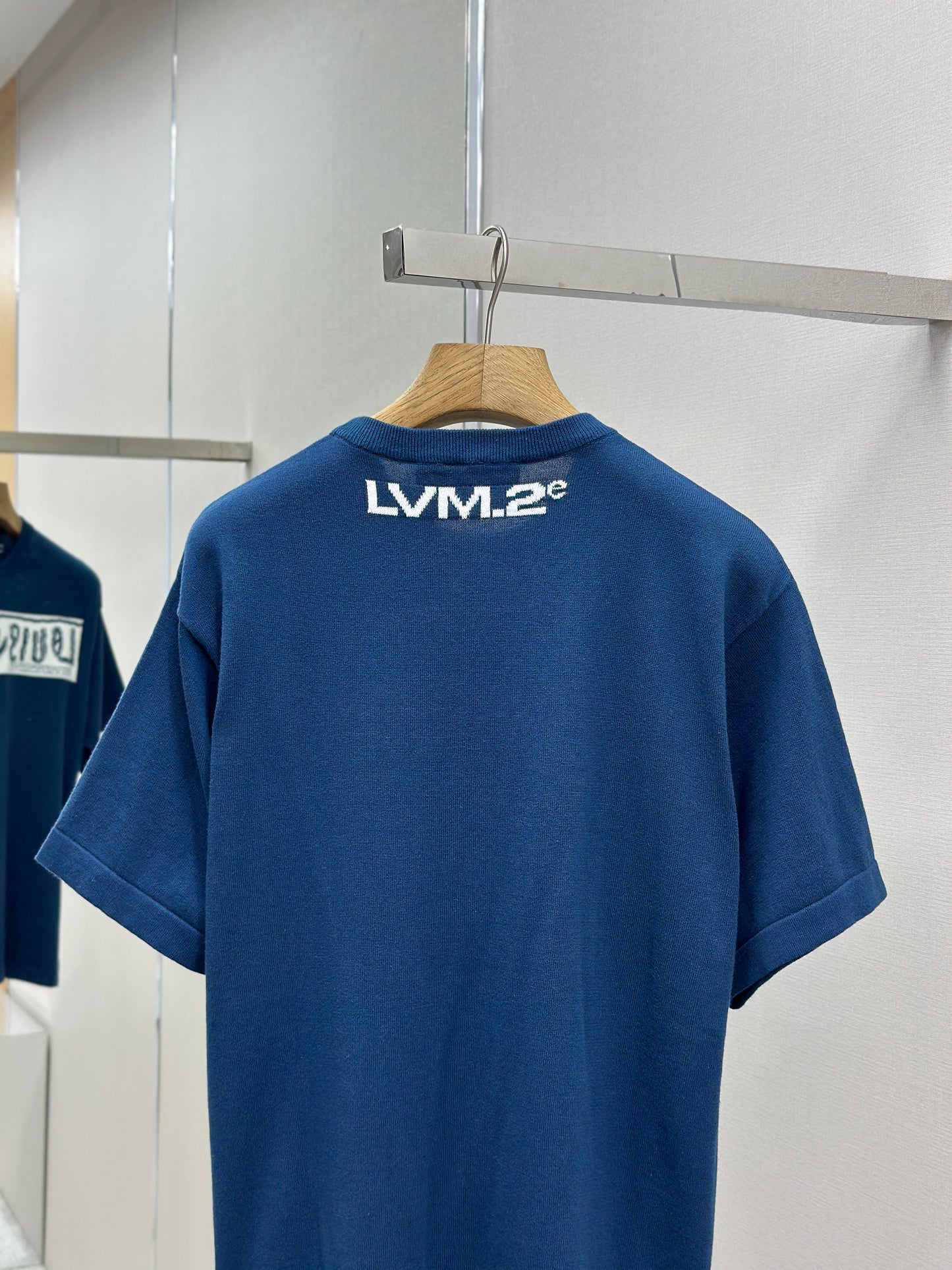 LOUI*V Short-Sleeved Cotton Crewneck