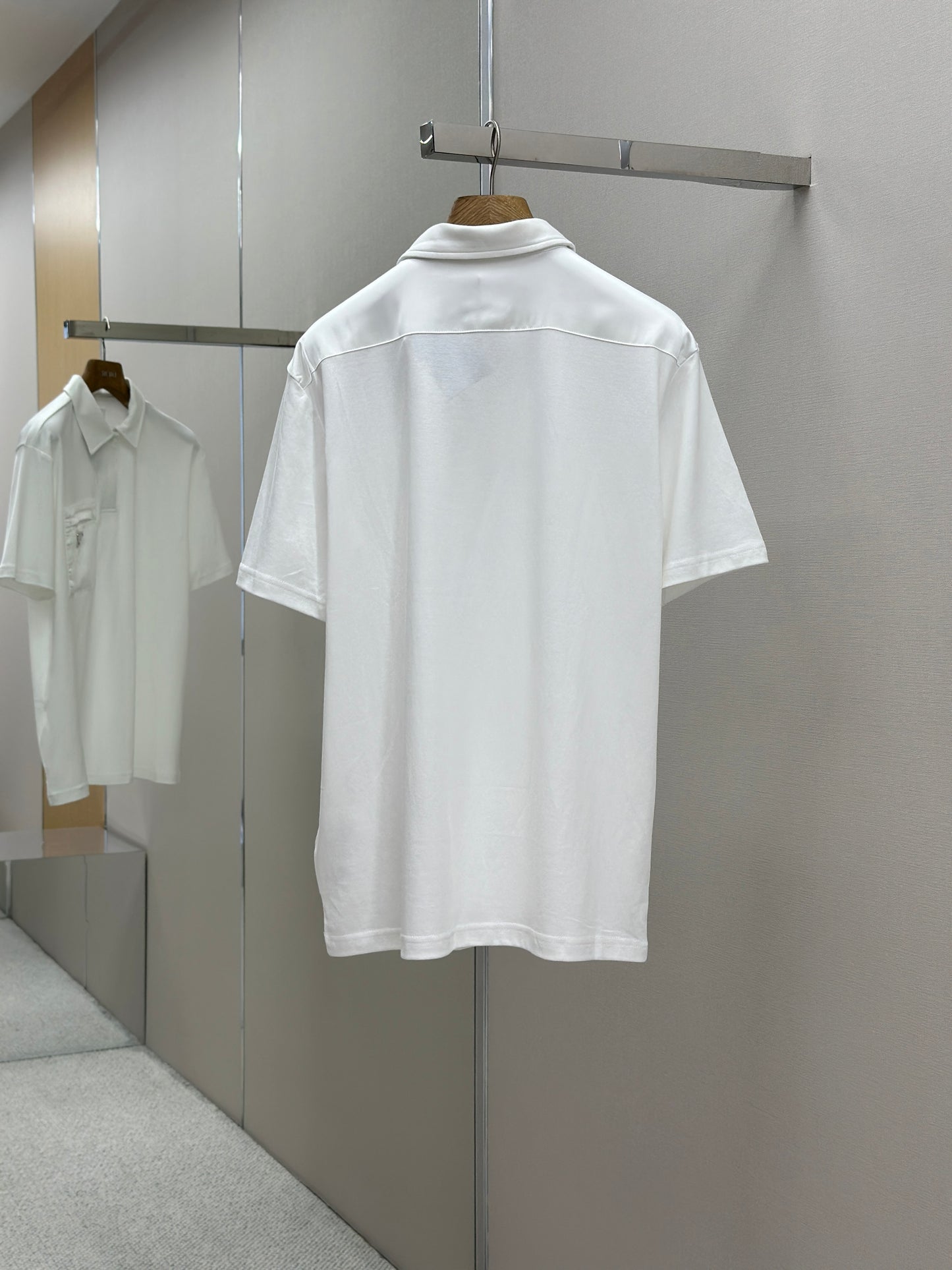 PRA* Re-Nylon and jersey T-shirt