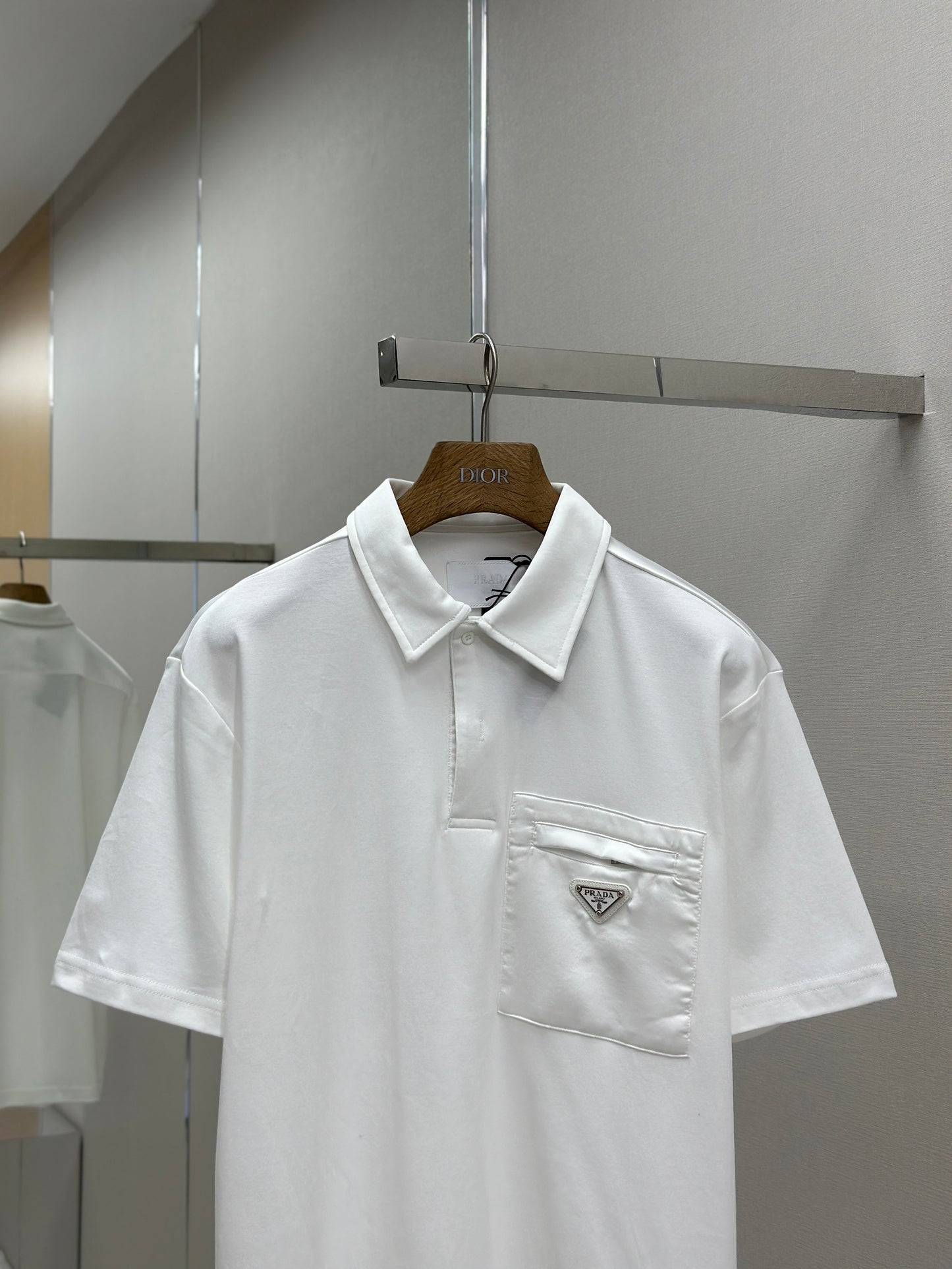 PRA* Re-Nylon and jersey T-shirt