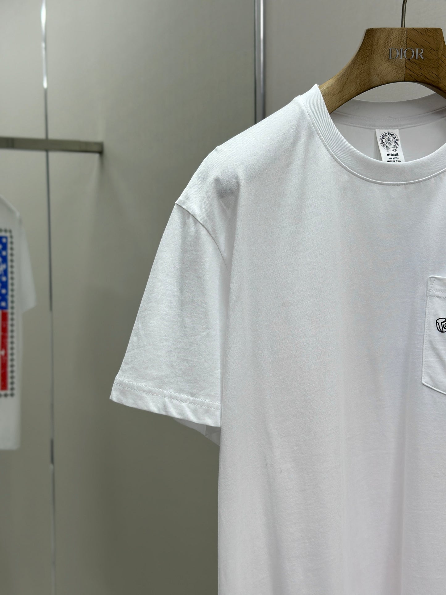 CHROM*H Holy Sword Flag Cotton T-Shirt