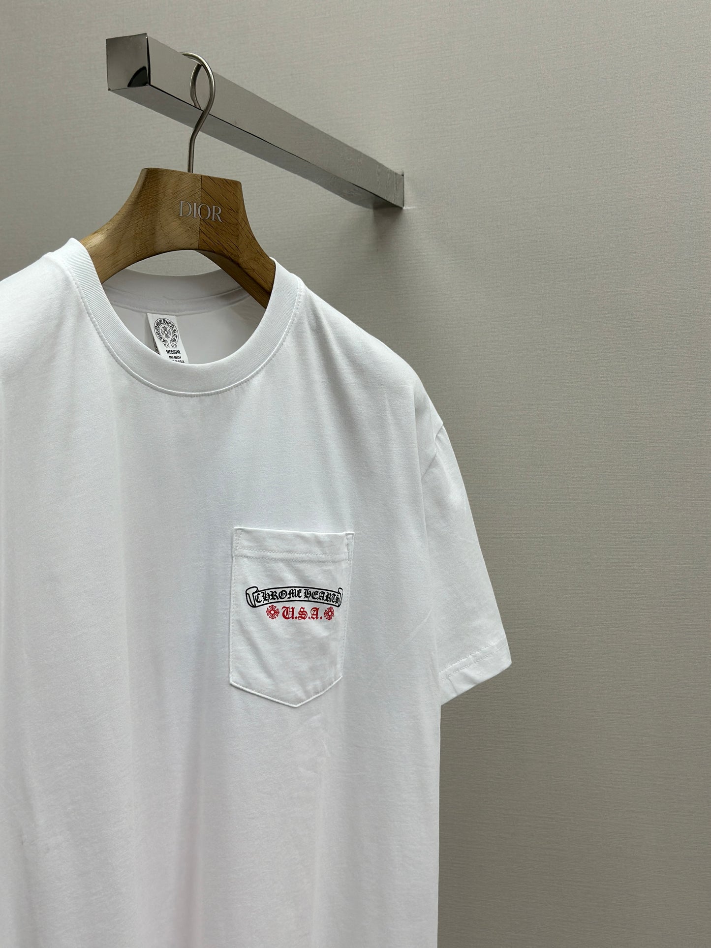 CHROM*H Holy Sword Flag Cotton T-Shirt
