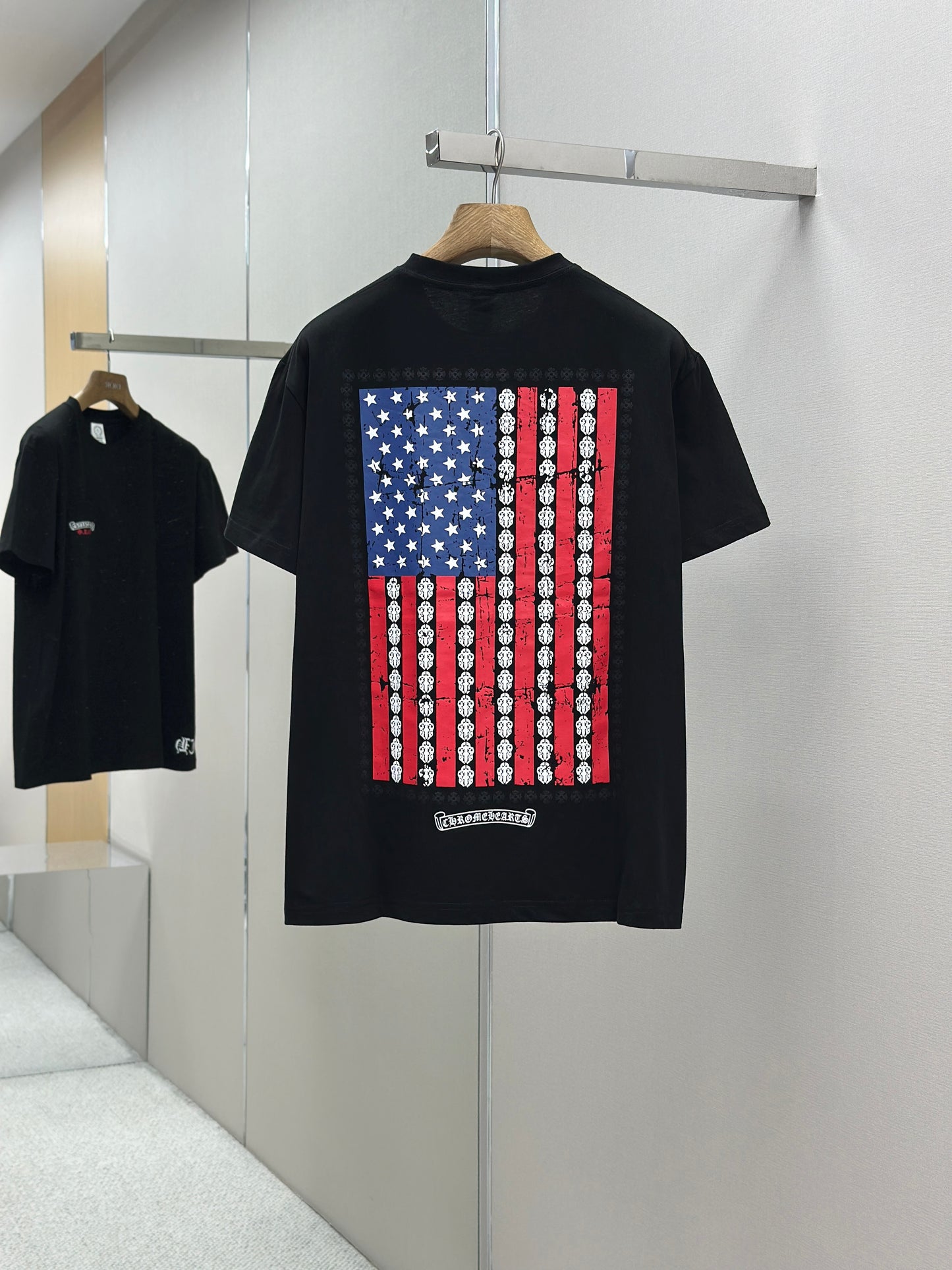 CHROM*H Holy Sword Flag Cotton T-Shirt