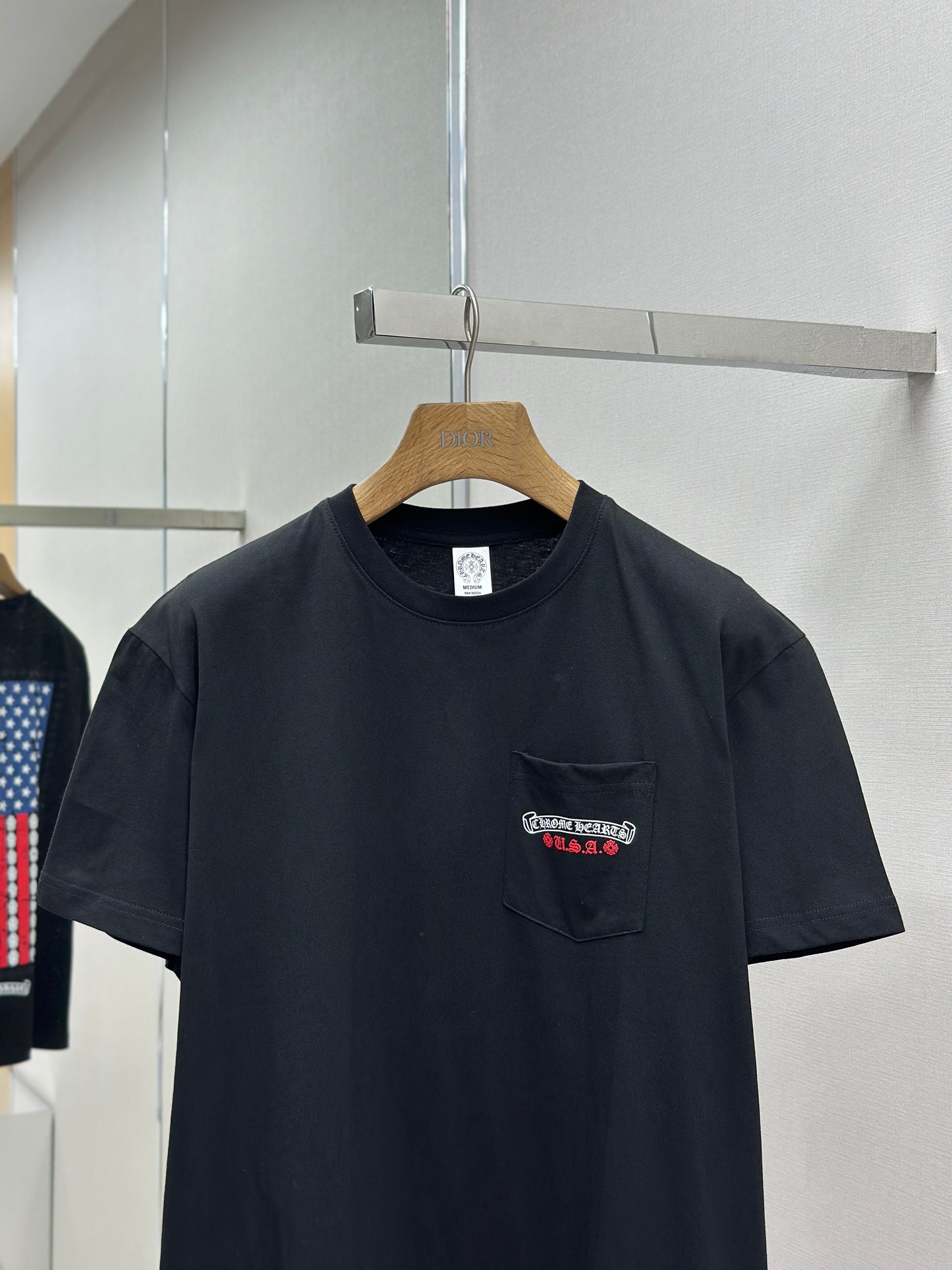 CHROM*H Holy Sword Flag Cotton T-Shirt