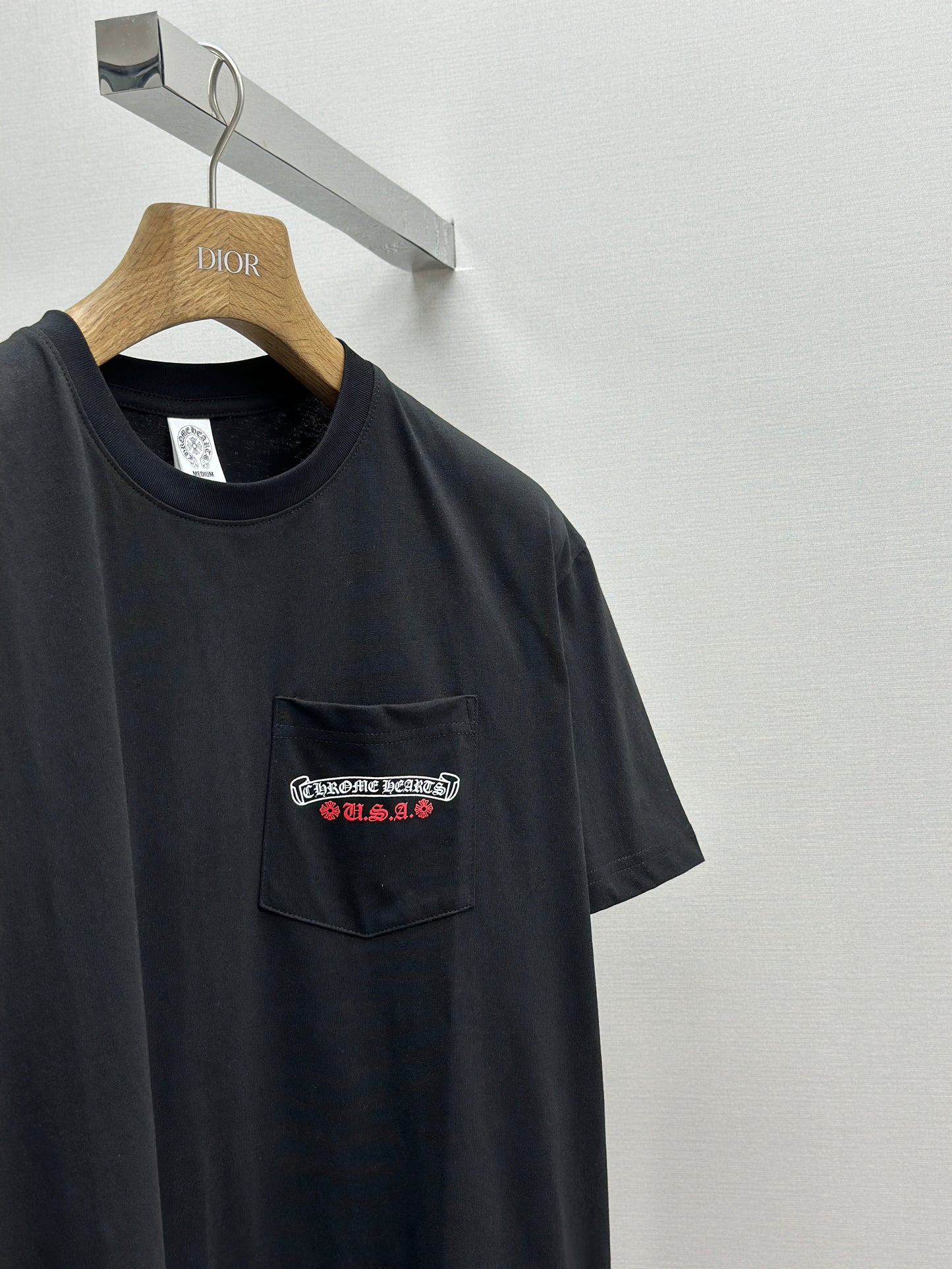 CHROM*H Holy Sword Flag Cotton T-Shirt