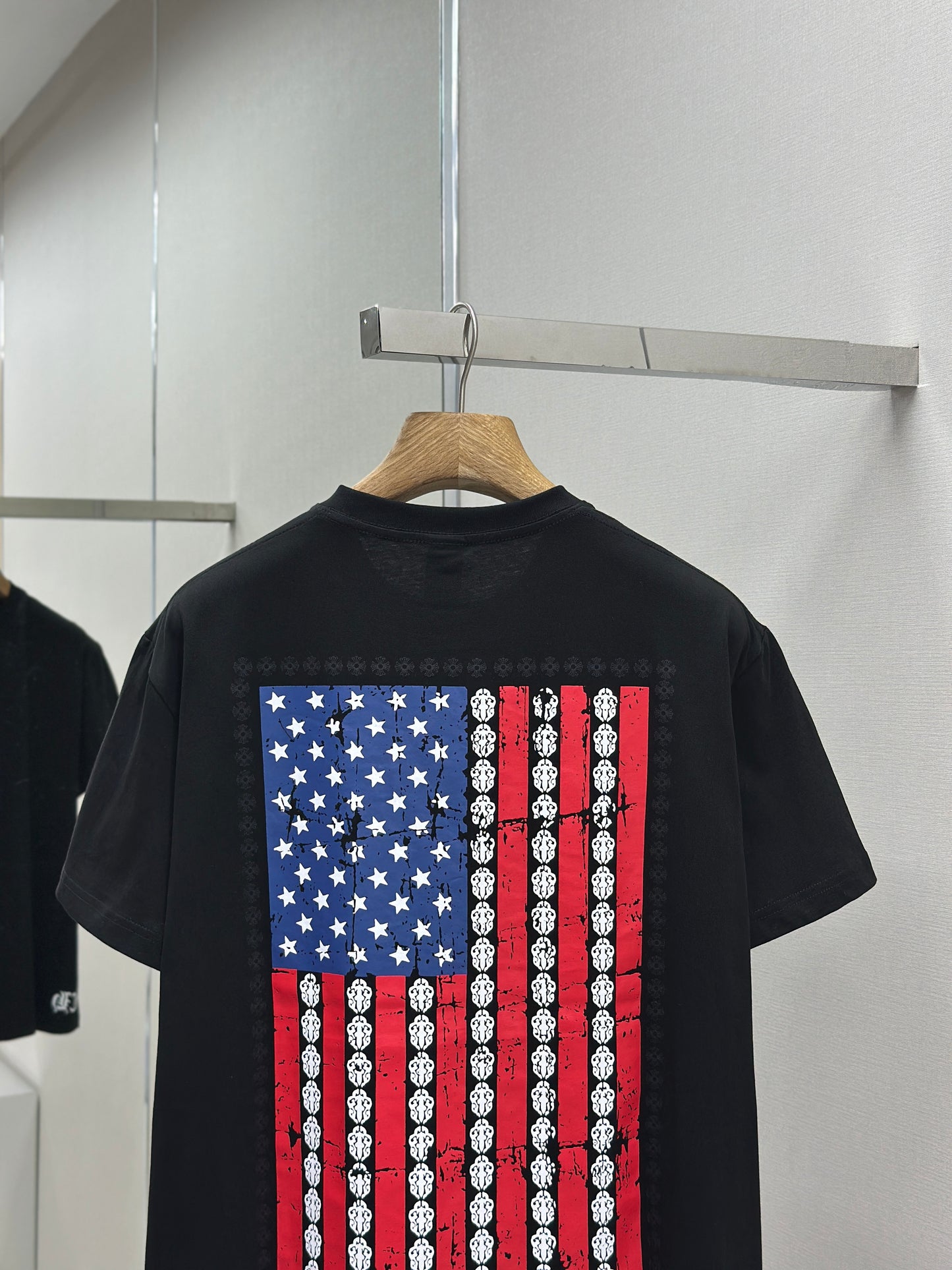 CHROM*H Holy Sword Flag Cotton T-Shirt
