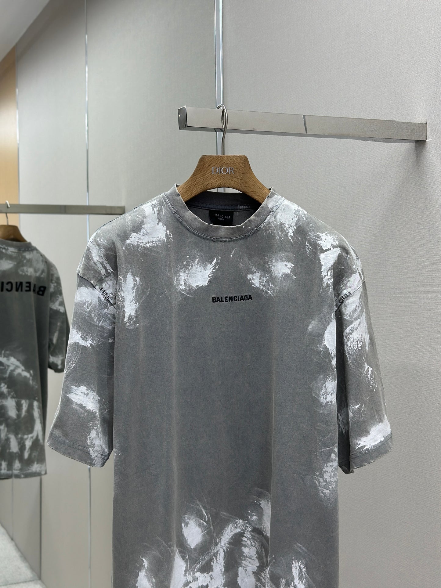BALENC* Men's Back T-shirt Medium Fit in Grey