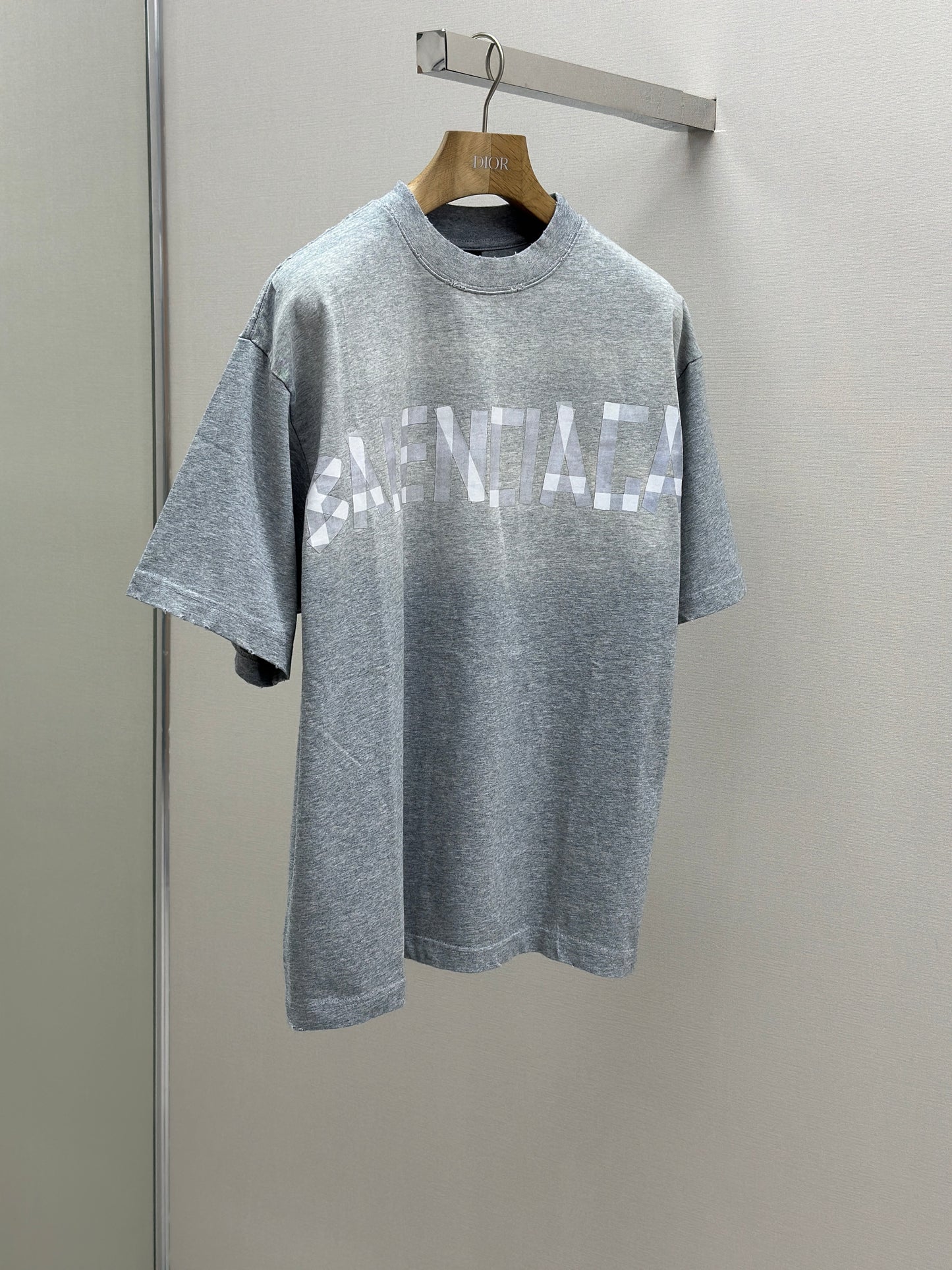BALENC* Men's New Tape Type Tr T-shirt Medium Fit in Grey