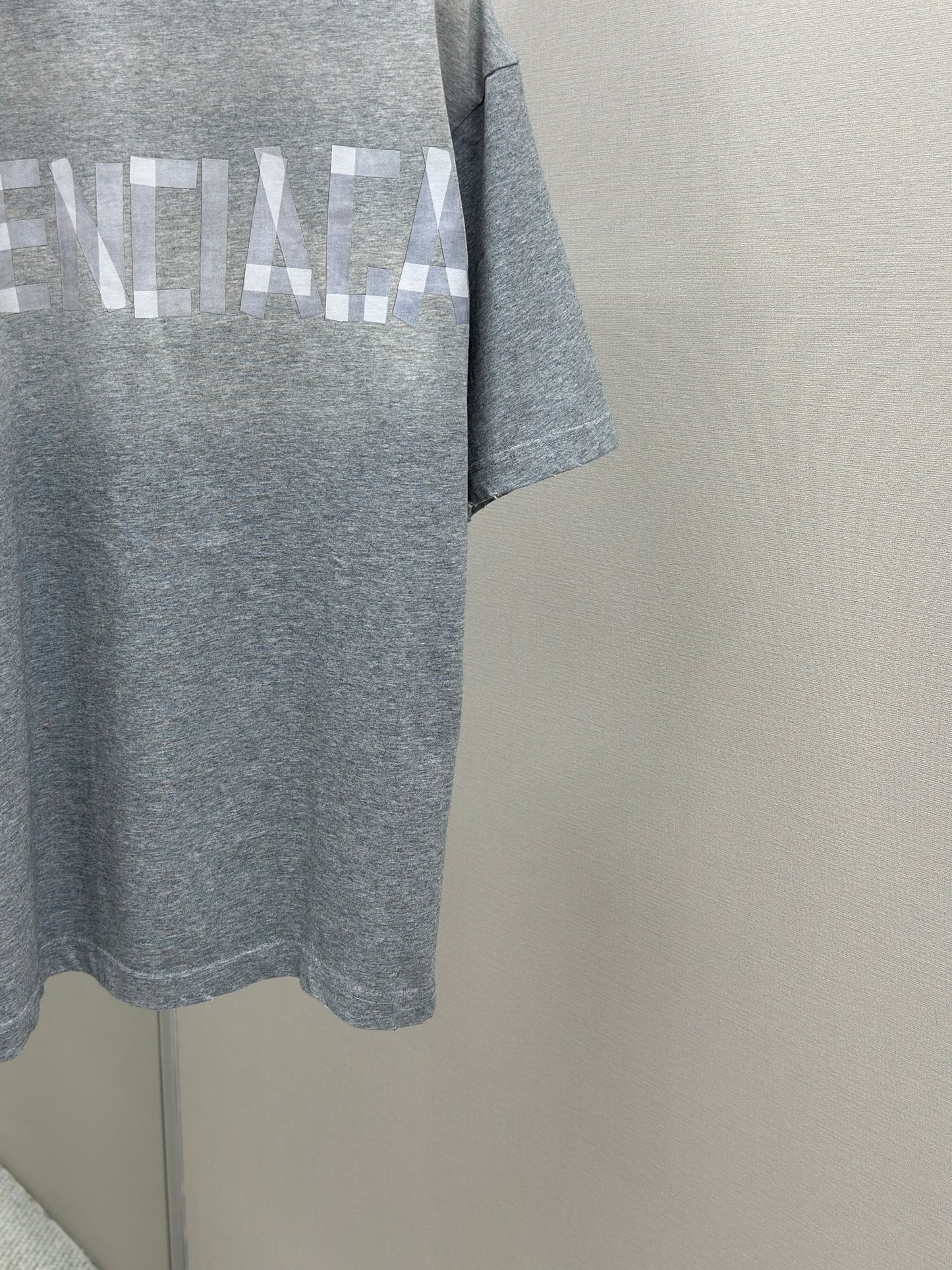 BALENC* Men's New Tape Type Tr T-shirt Medium Fit in Grey