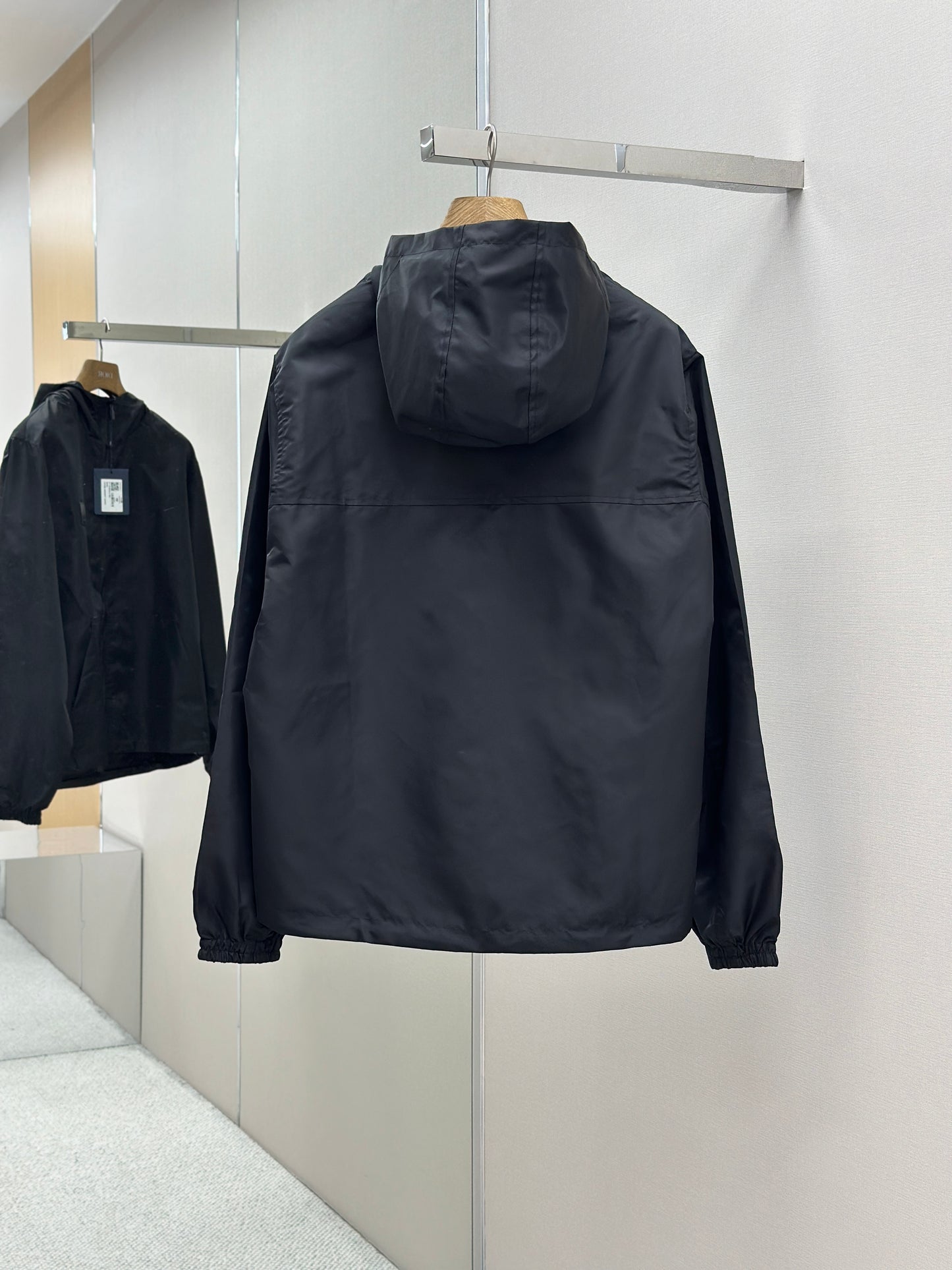 LOUI*V Monogram Jacquard Reversible Nylon Windbreaker