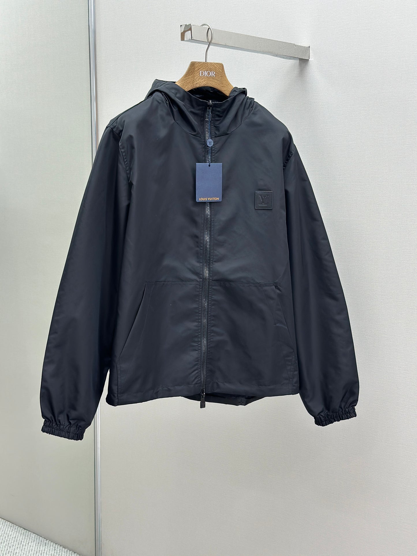 LOUI*V Monogram Jacquard Reversible Nylon Windbreaker