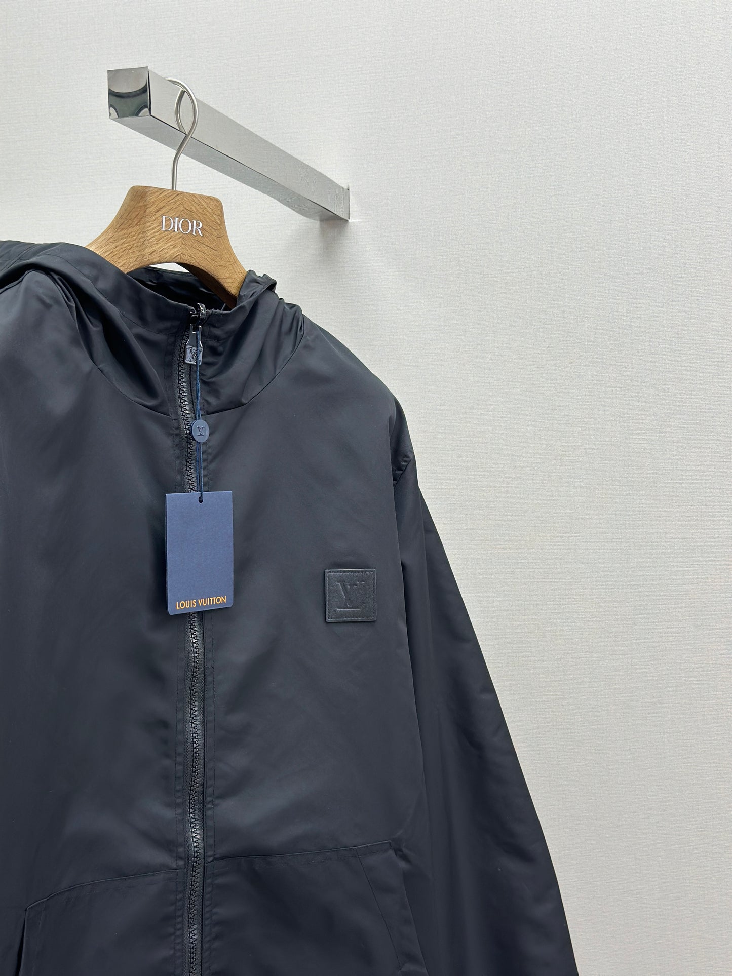 LOUI*V Monogram Jacquard Reversible Nylon Windbreaker