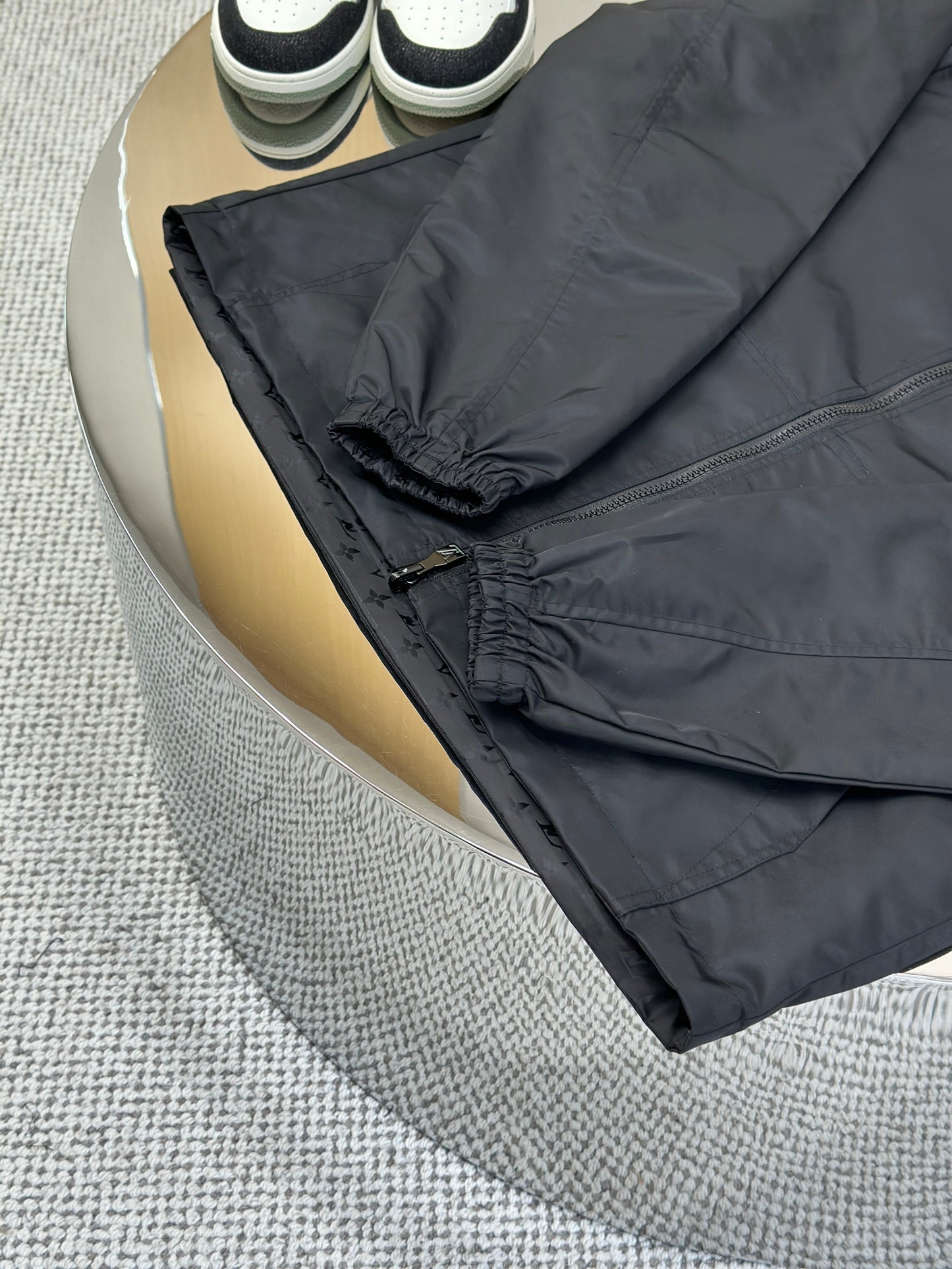 LOUI*V Monogram Jacquard Reversible Nylon Windbreaker
