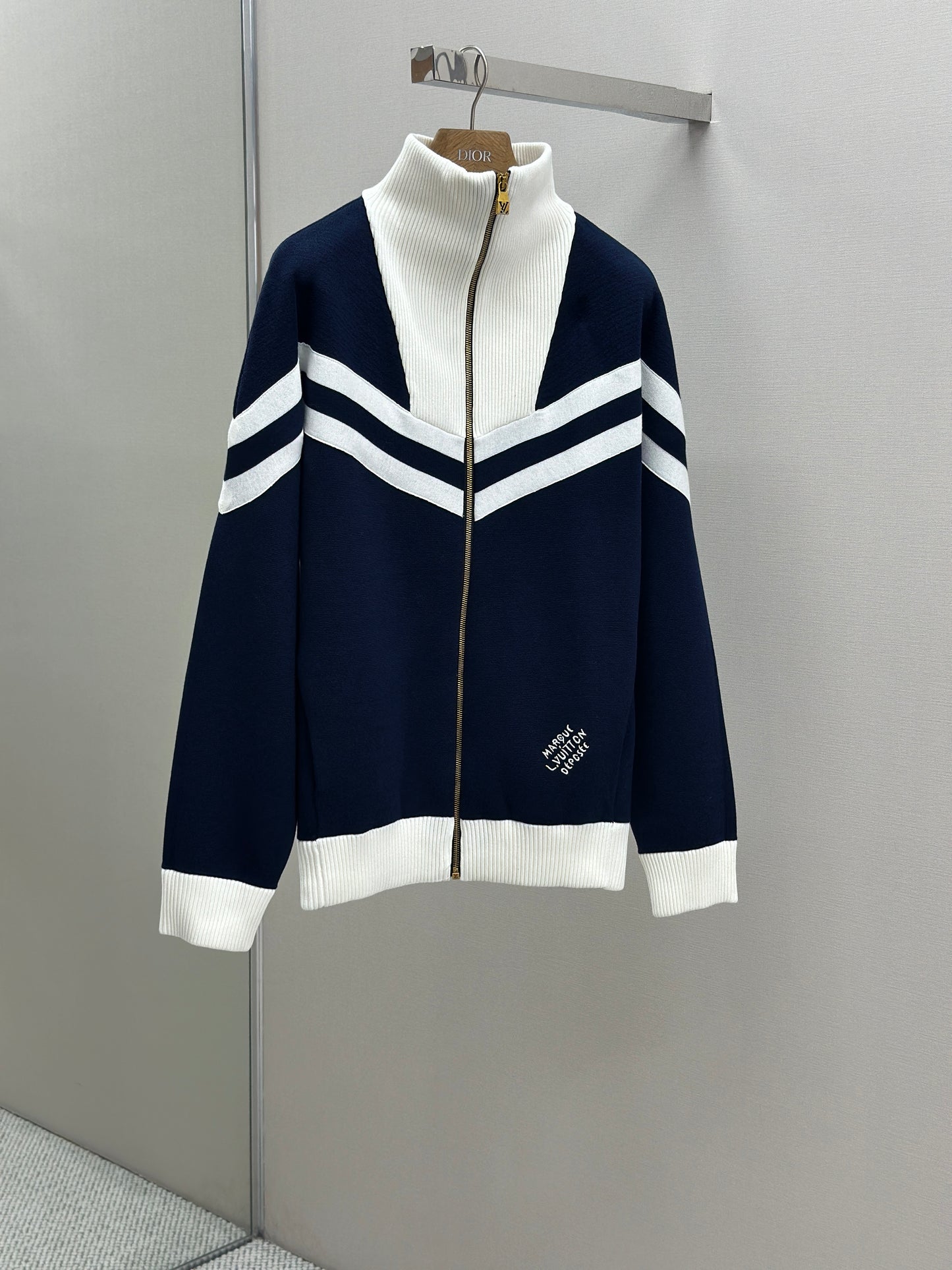 LOUI*V Knitted Cotton Sailor Blouson