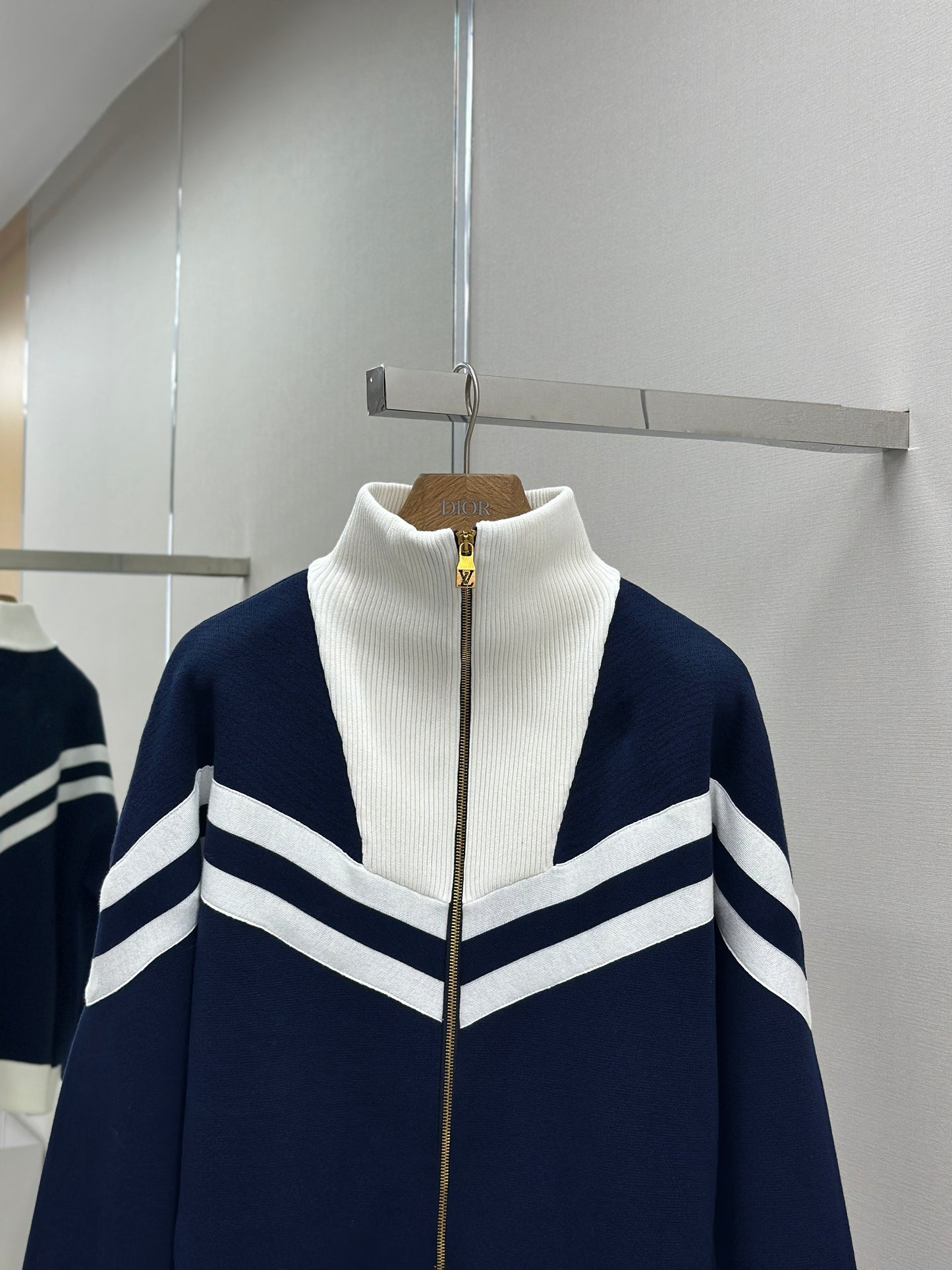 LOUI*V Knitted Cotton Sailor Blouson