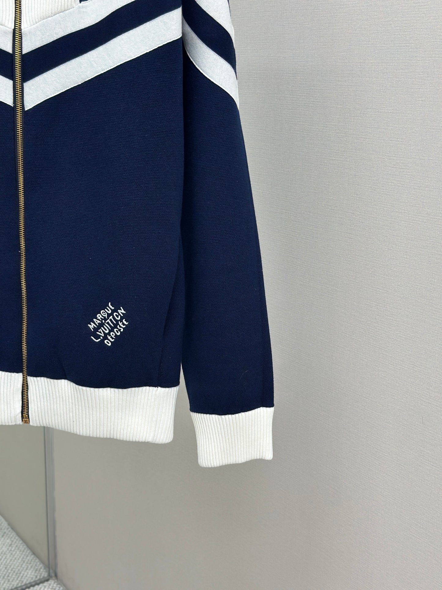 LOUI*V Knitted Cotton Sailor Blouson