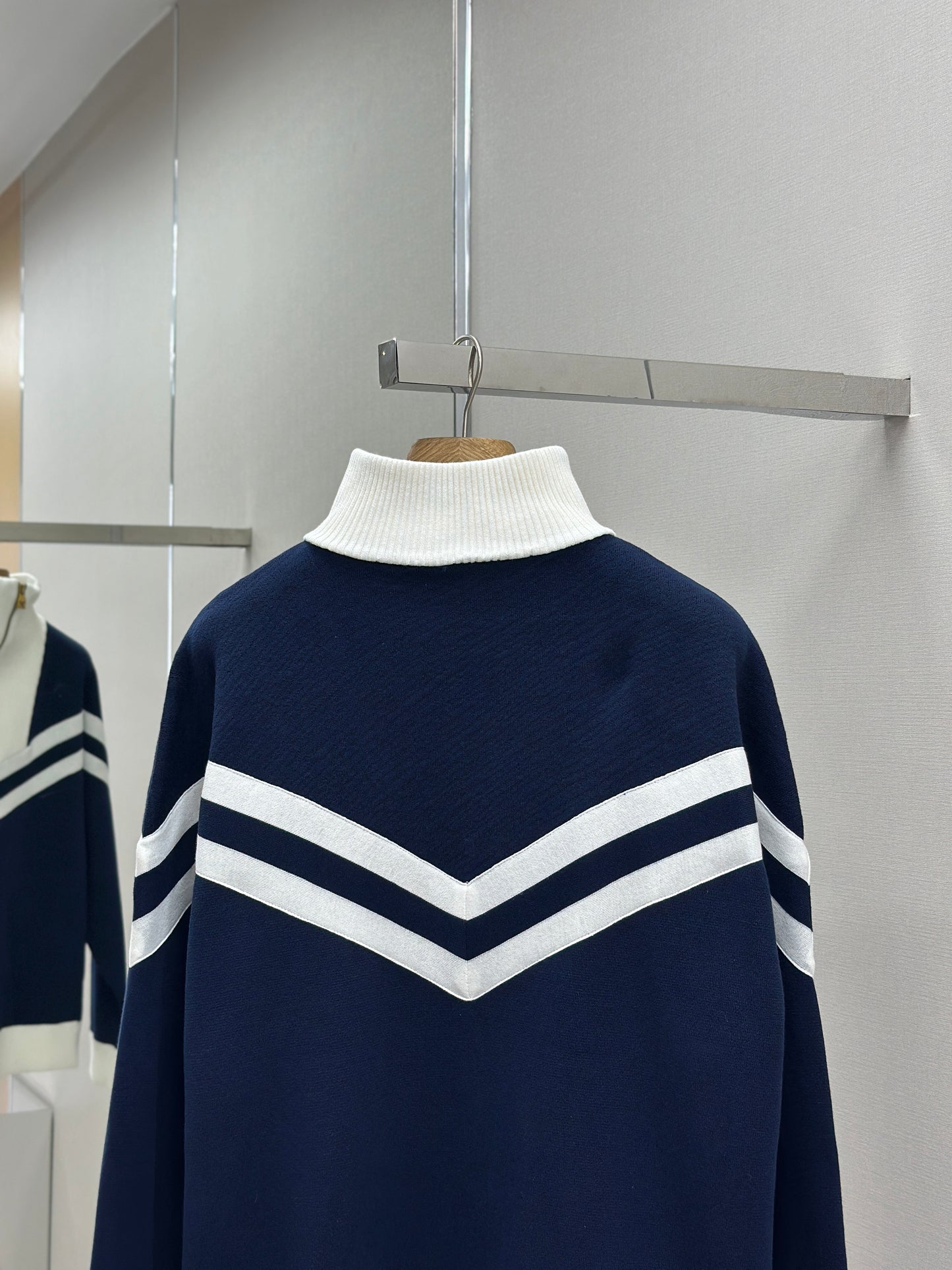 LOUI*V Knitted Cotton Sailor Blouson