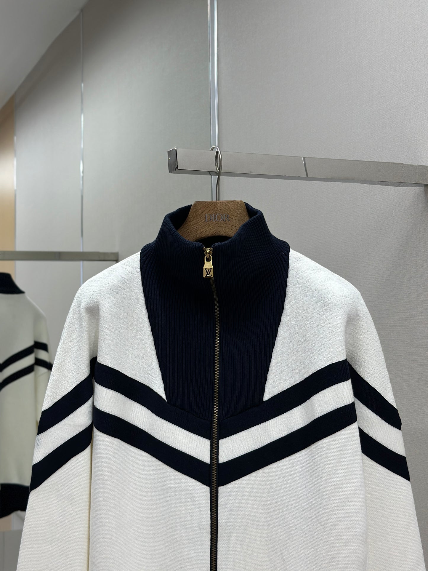 LOUI*V Knitted Cotton Sailor Blouson