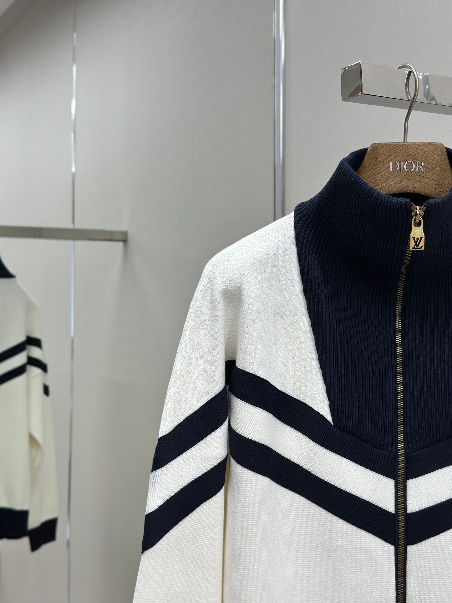 LOUI*V Knitted Cotton Sailor Blouson