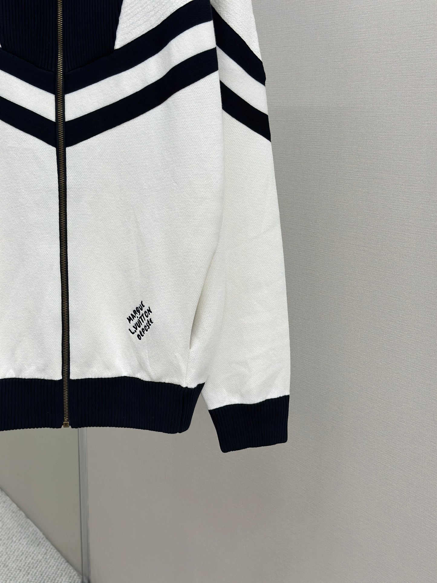 LOUI*V Knitted Cotton Sailor Blouson