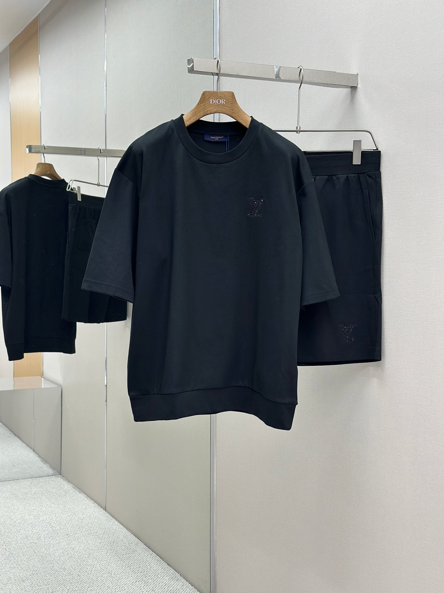 LOUI*V Embellished Jersey T-Shirt