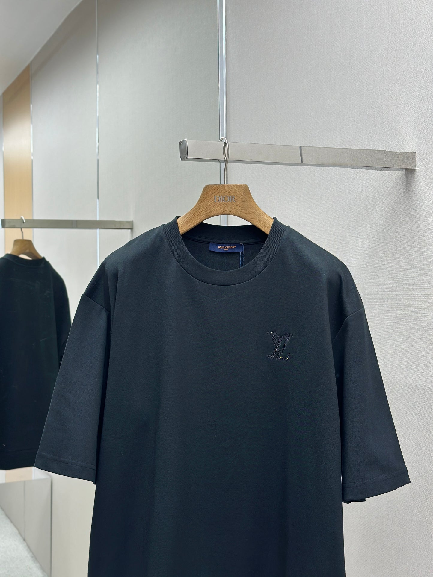 LOUI*V Embellished Jersey T-Shirt