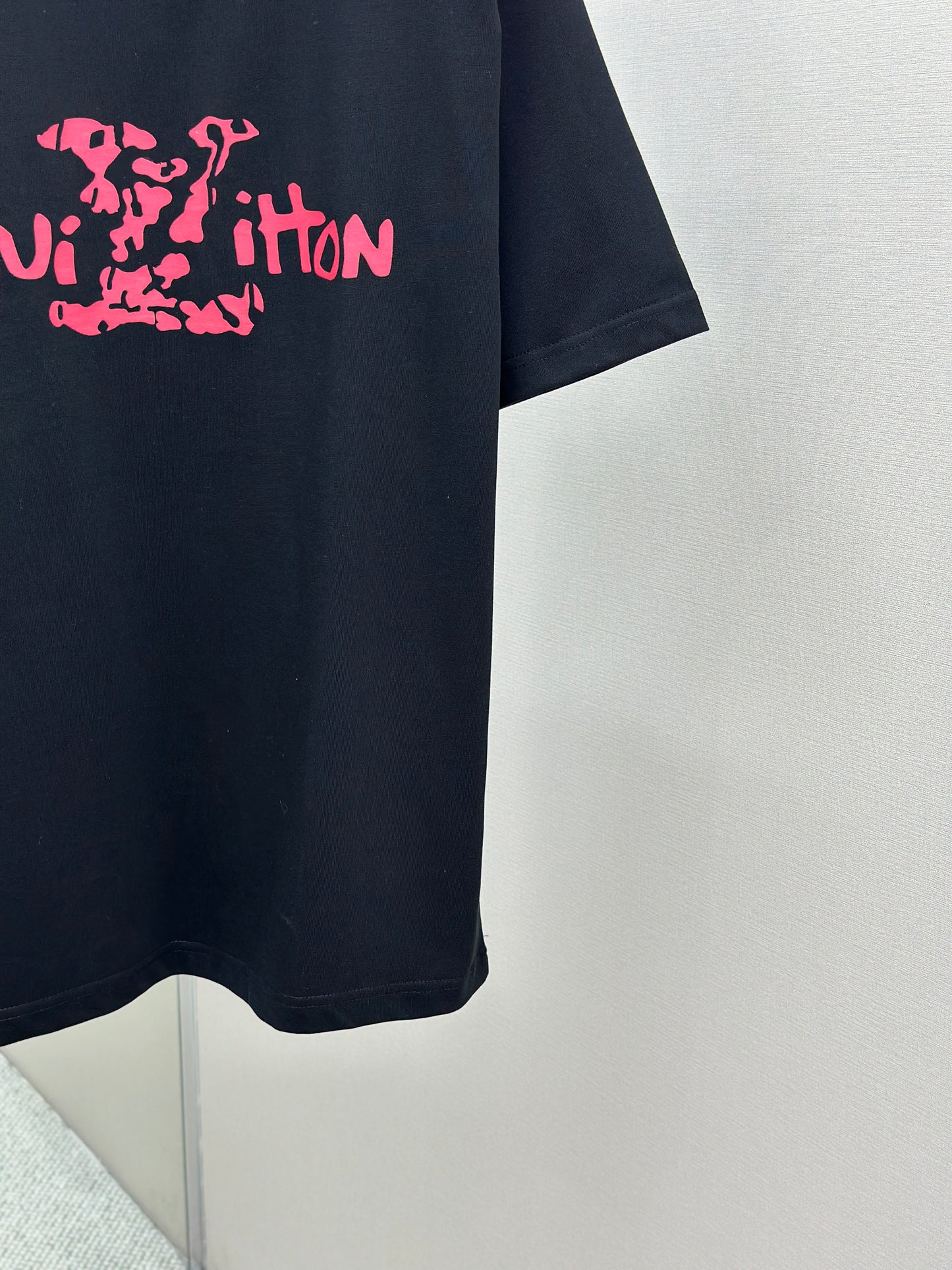LOUI*V Logo-embossed cotton T-shirt
