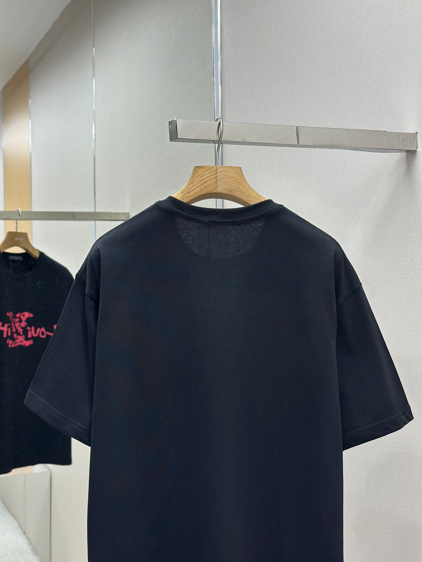 LOUI*V Logo-embossed cotton T-shirt