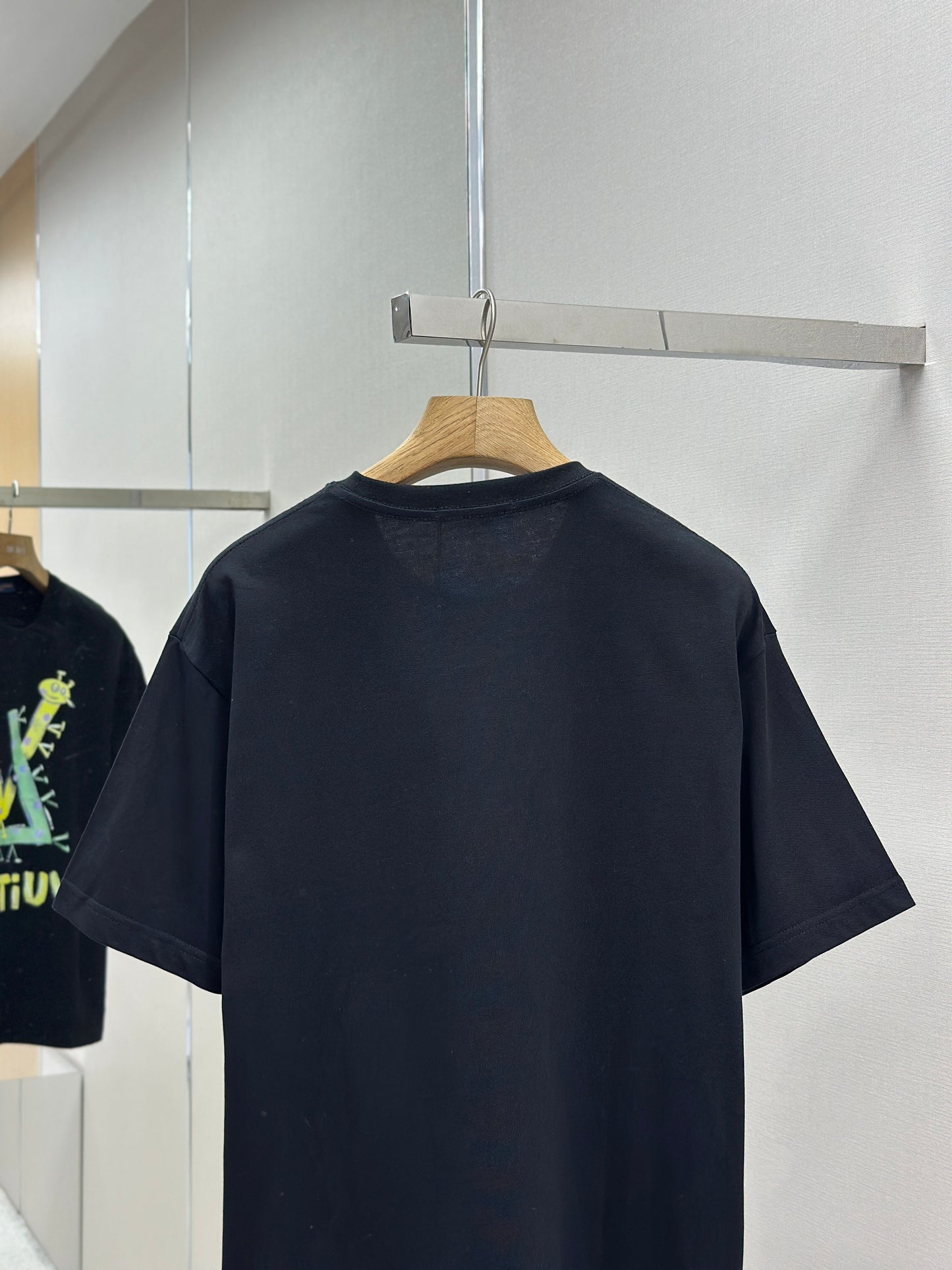 LOUI*V Logo-embossed cotton T-shirt