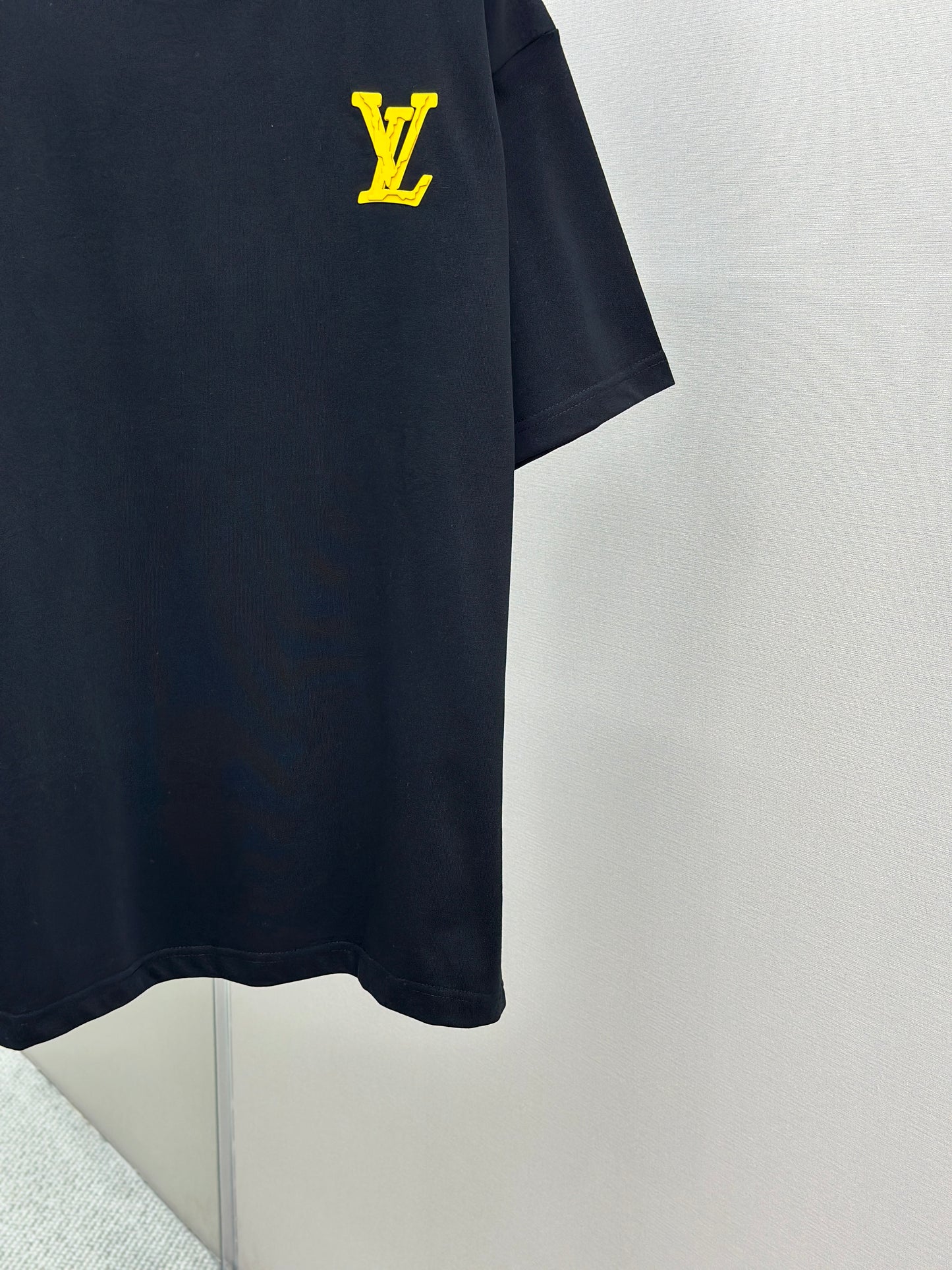 LOUI*V Logo-embossed cotton T-shirt