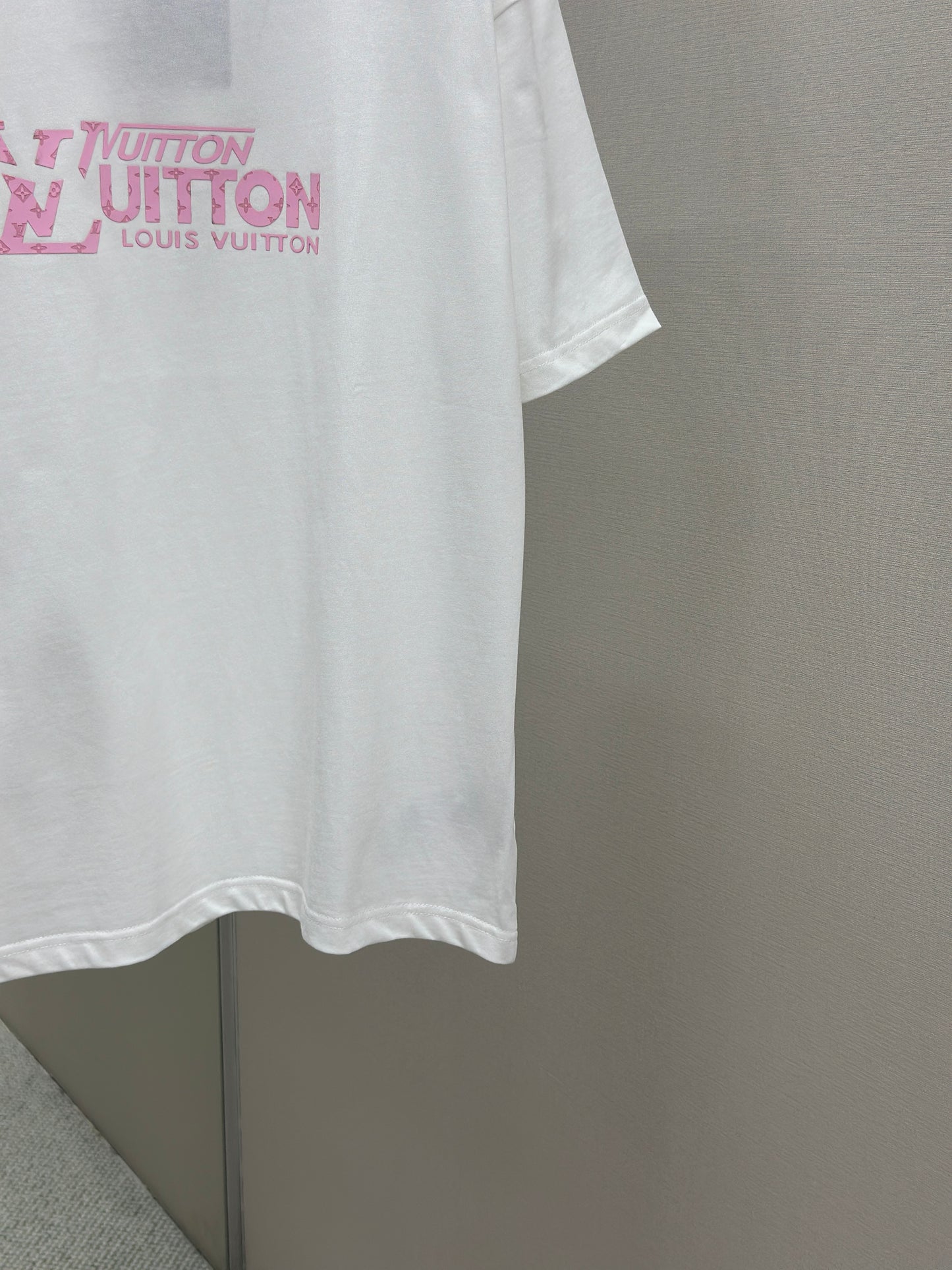 LOUI*V Logo-embossed cotton T-shirt